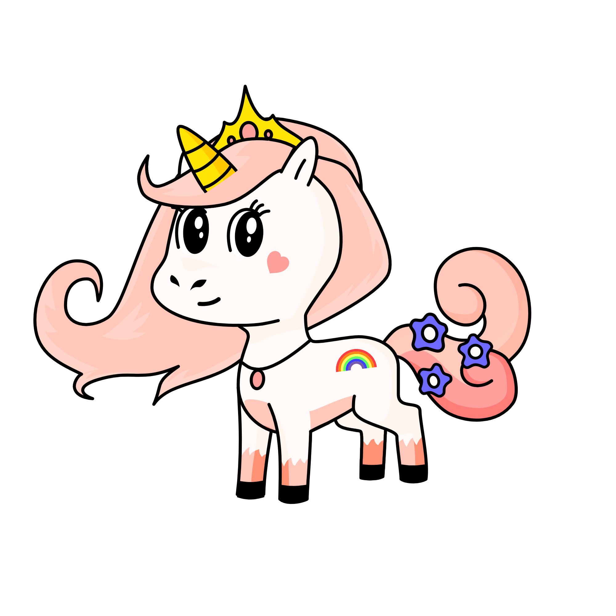 Strawberry Milkshake, the unicorn