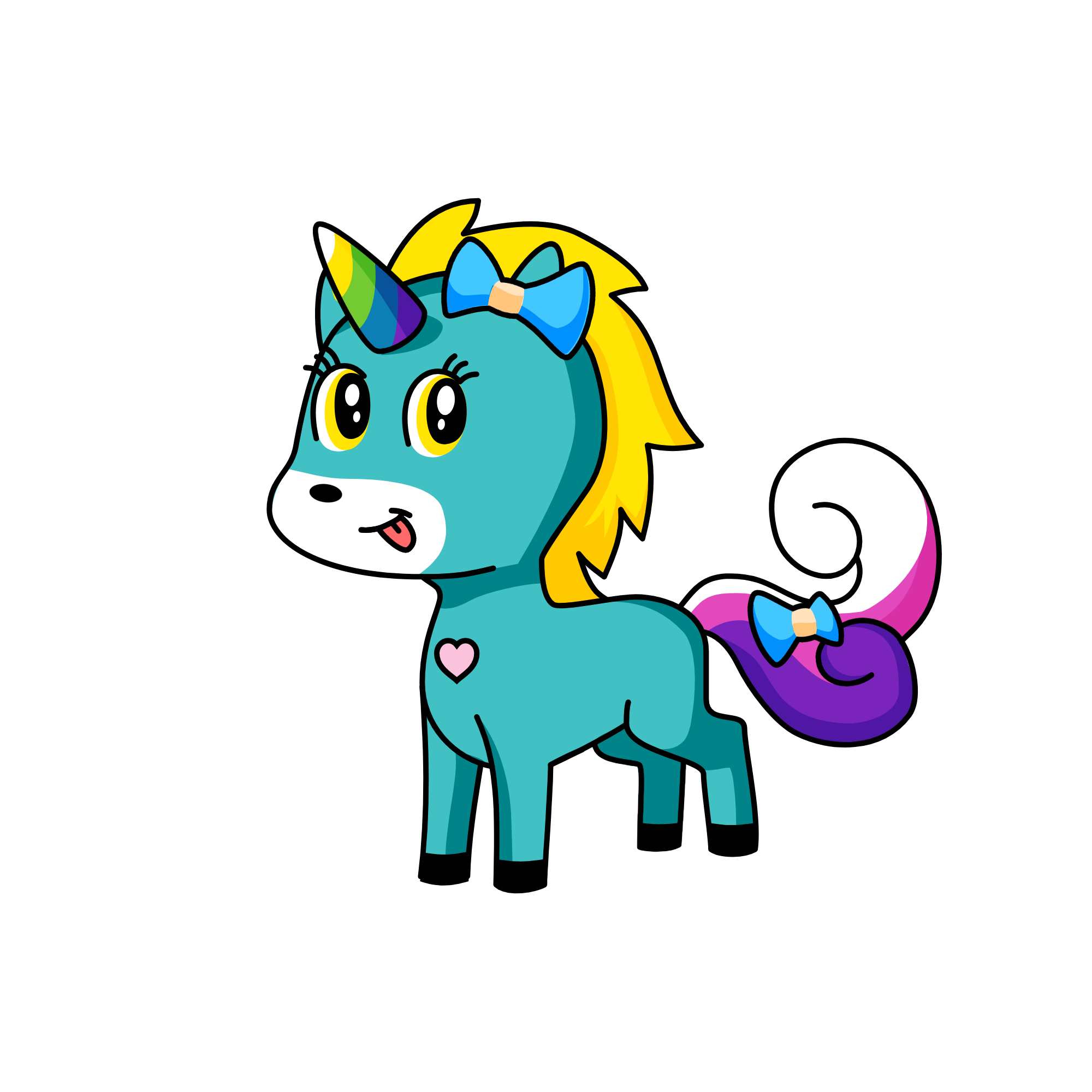 Lovely Luna, the unicorn