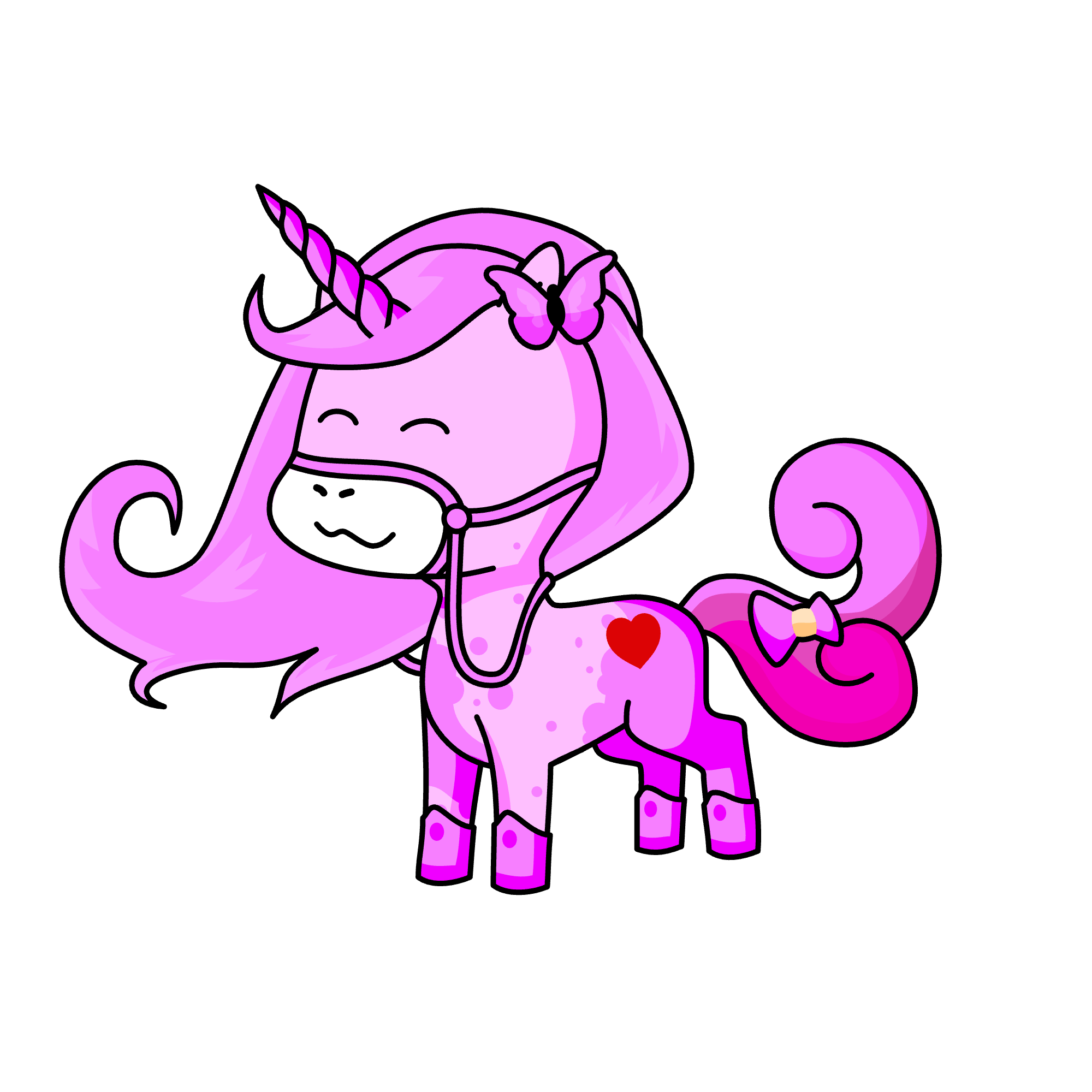 Pinky, the unicorn