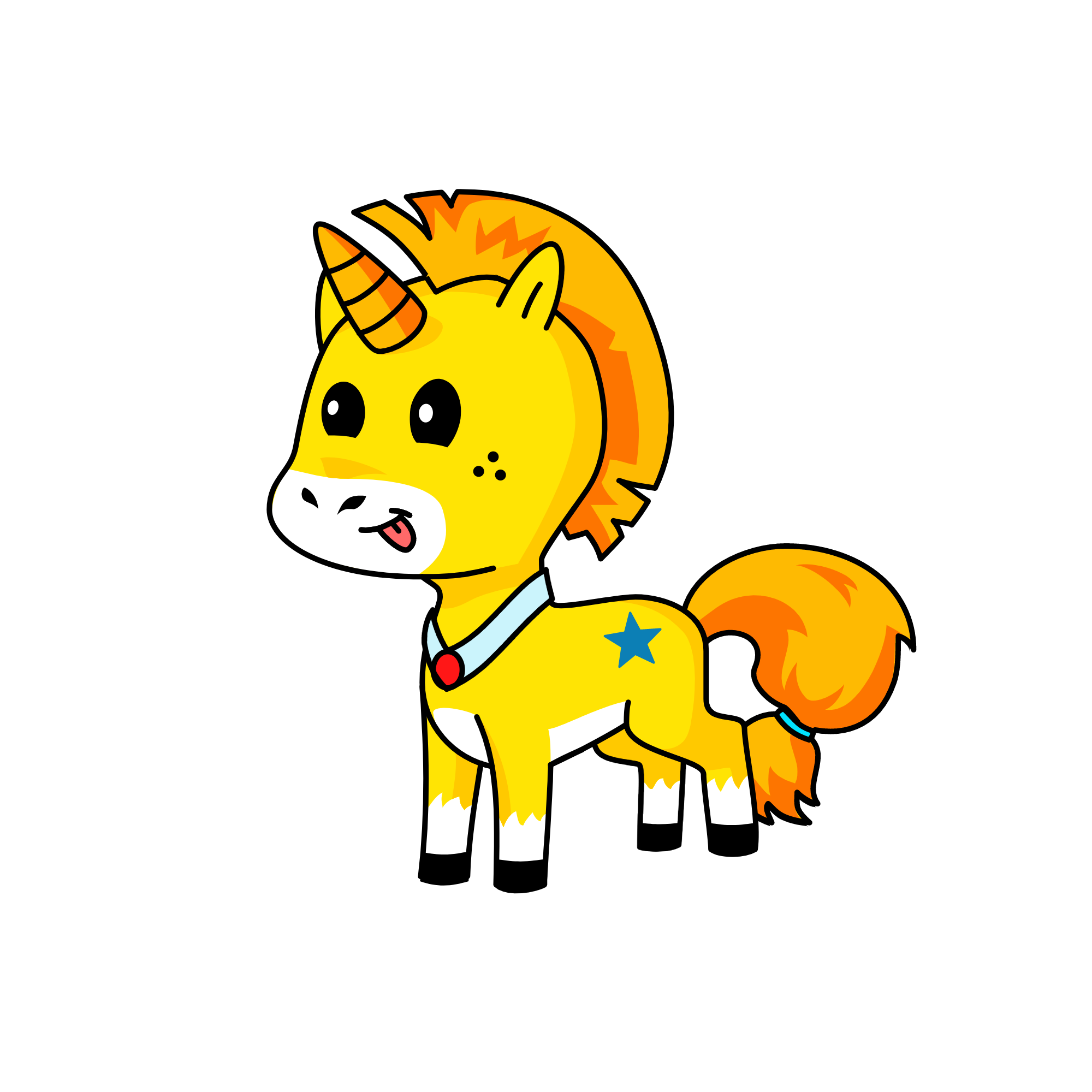 Sunstar, the unicorn