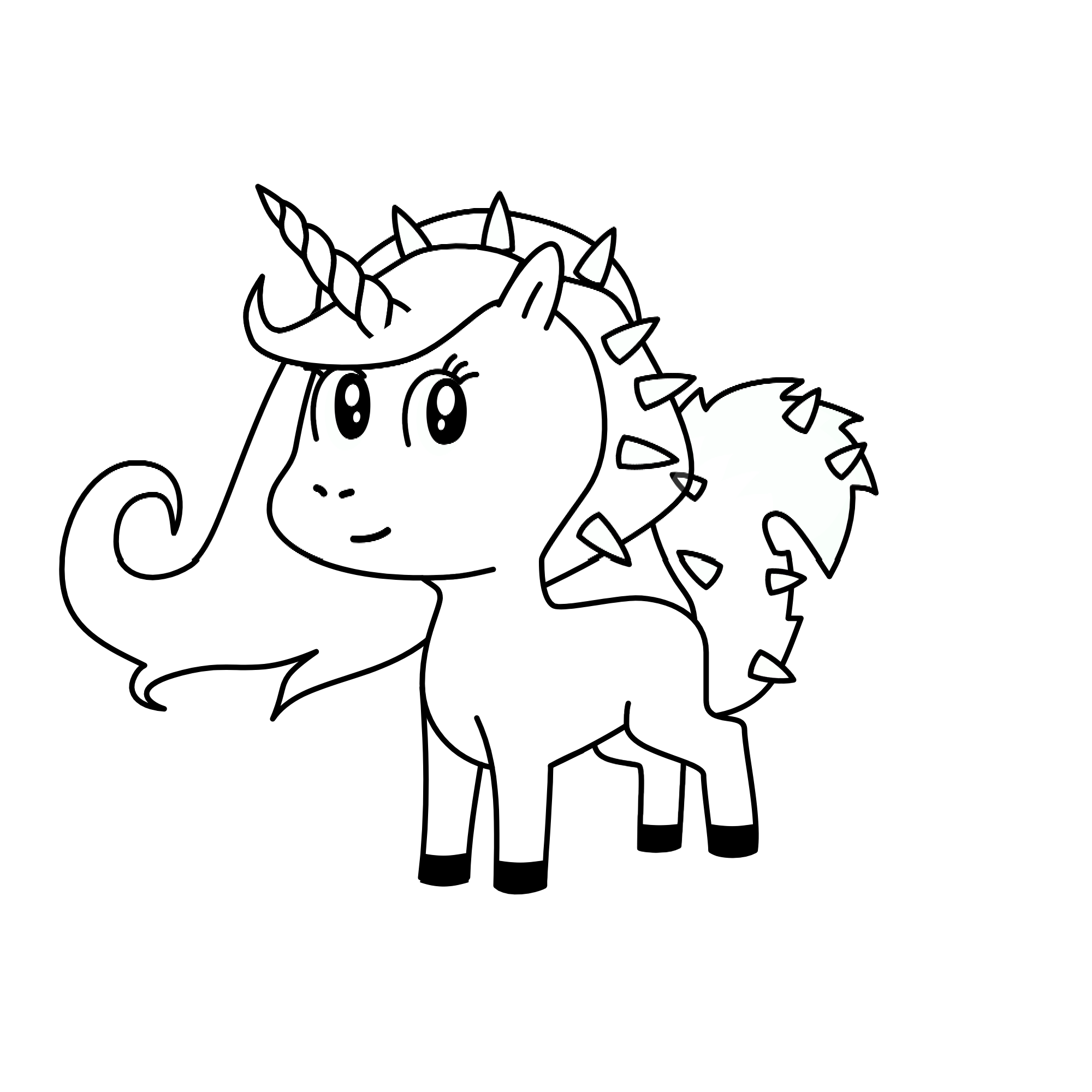 Yuteg, the unicorn