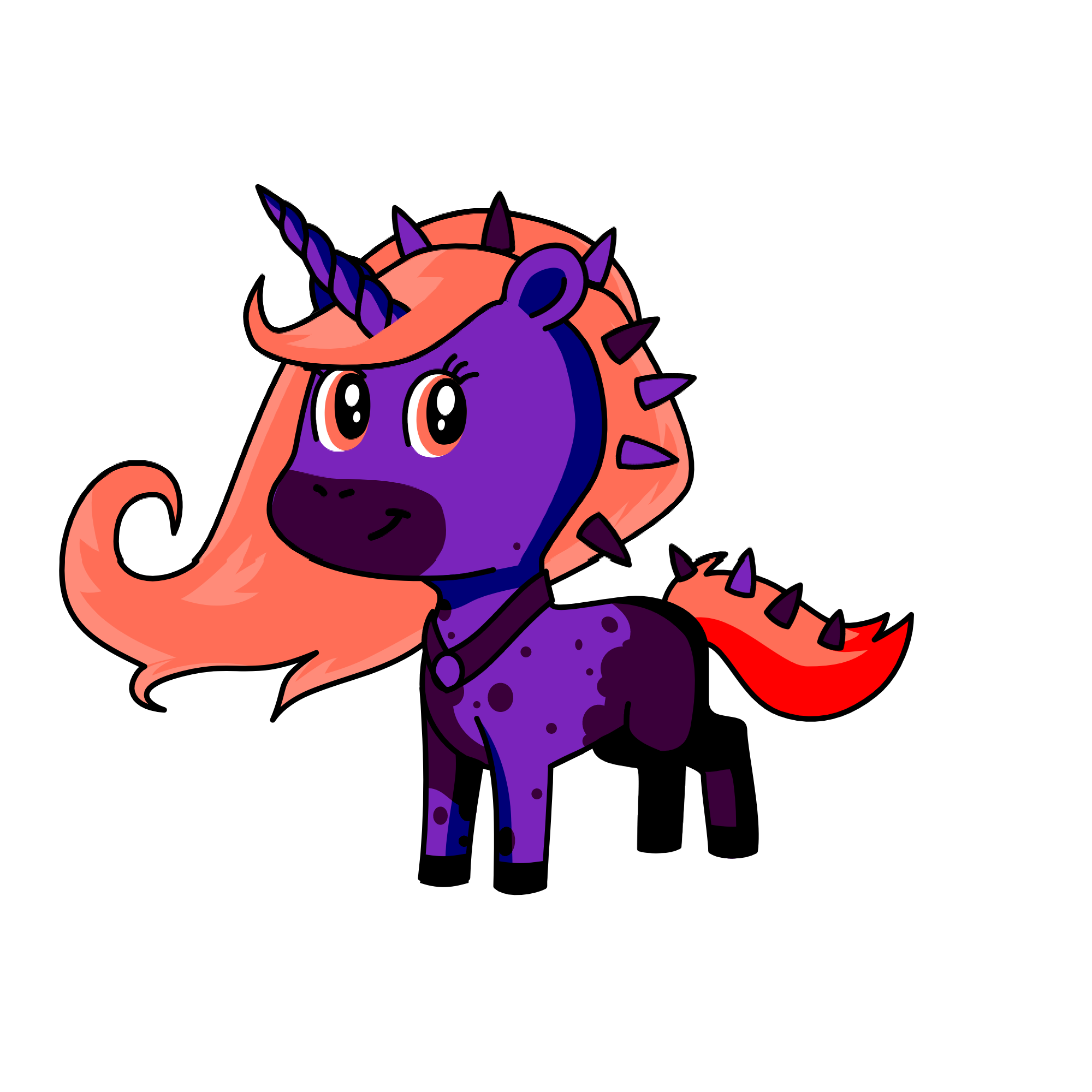 Moonlight, the unicorn