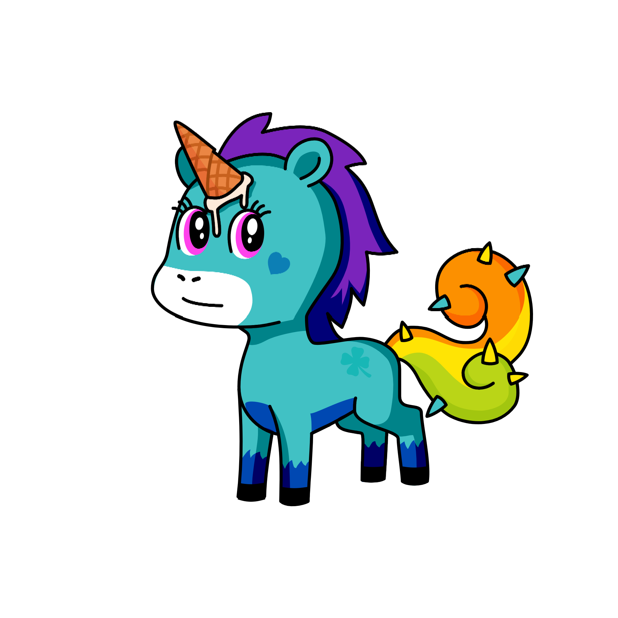 Ice Cream Unicorn, the unicorn