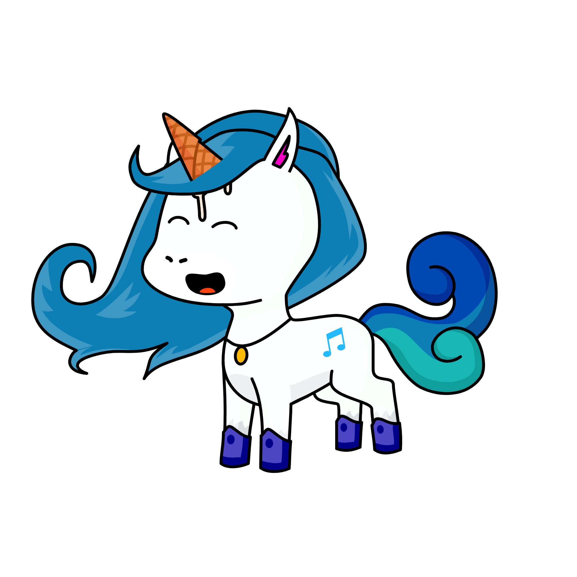 Ice, the unicorn