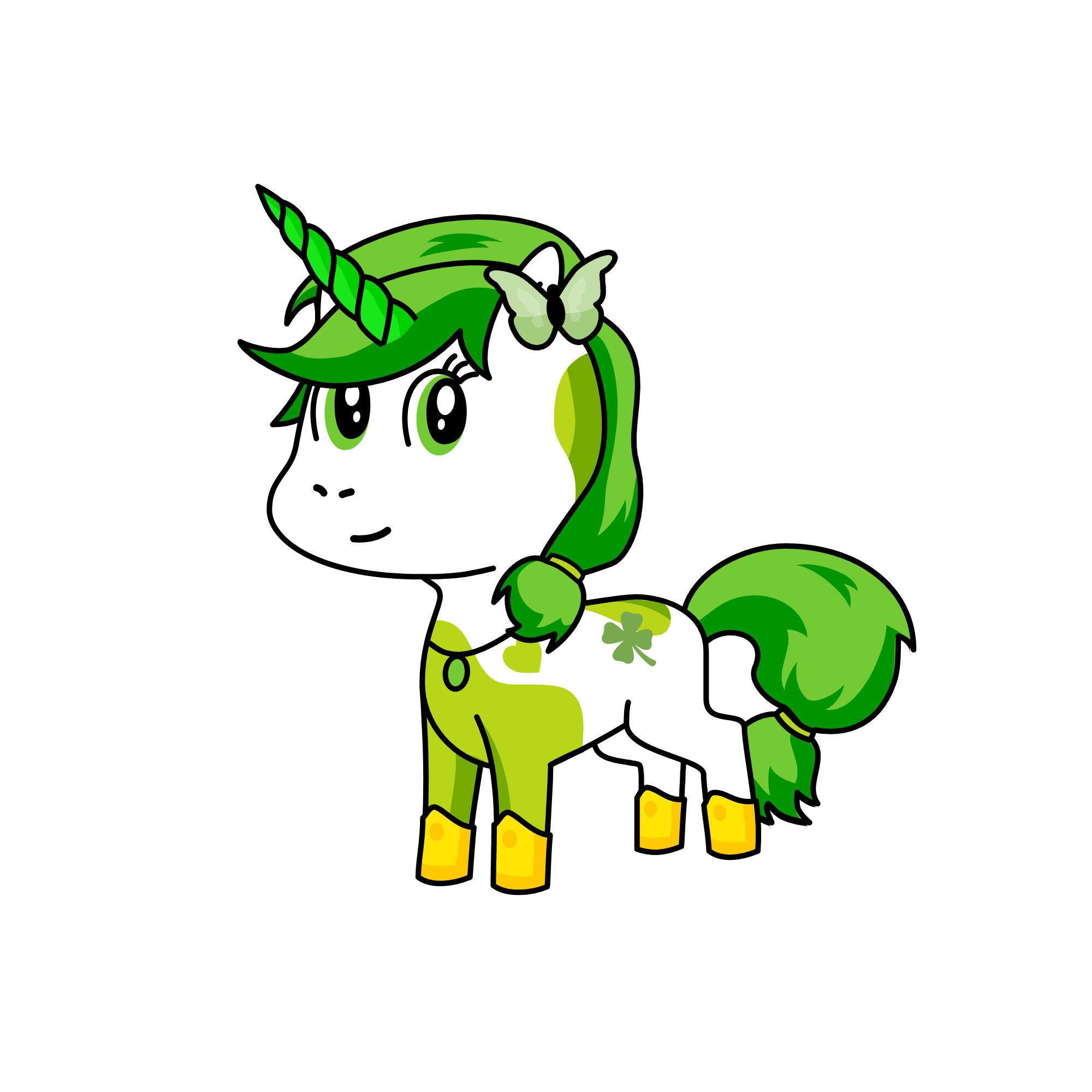 Selena, godness of nature, the unicorn