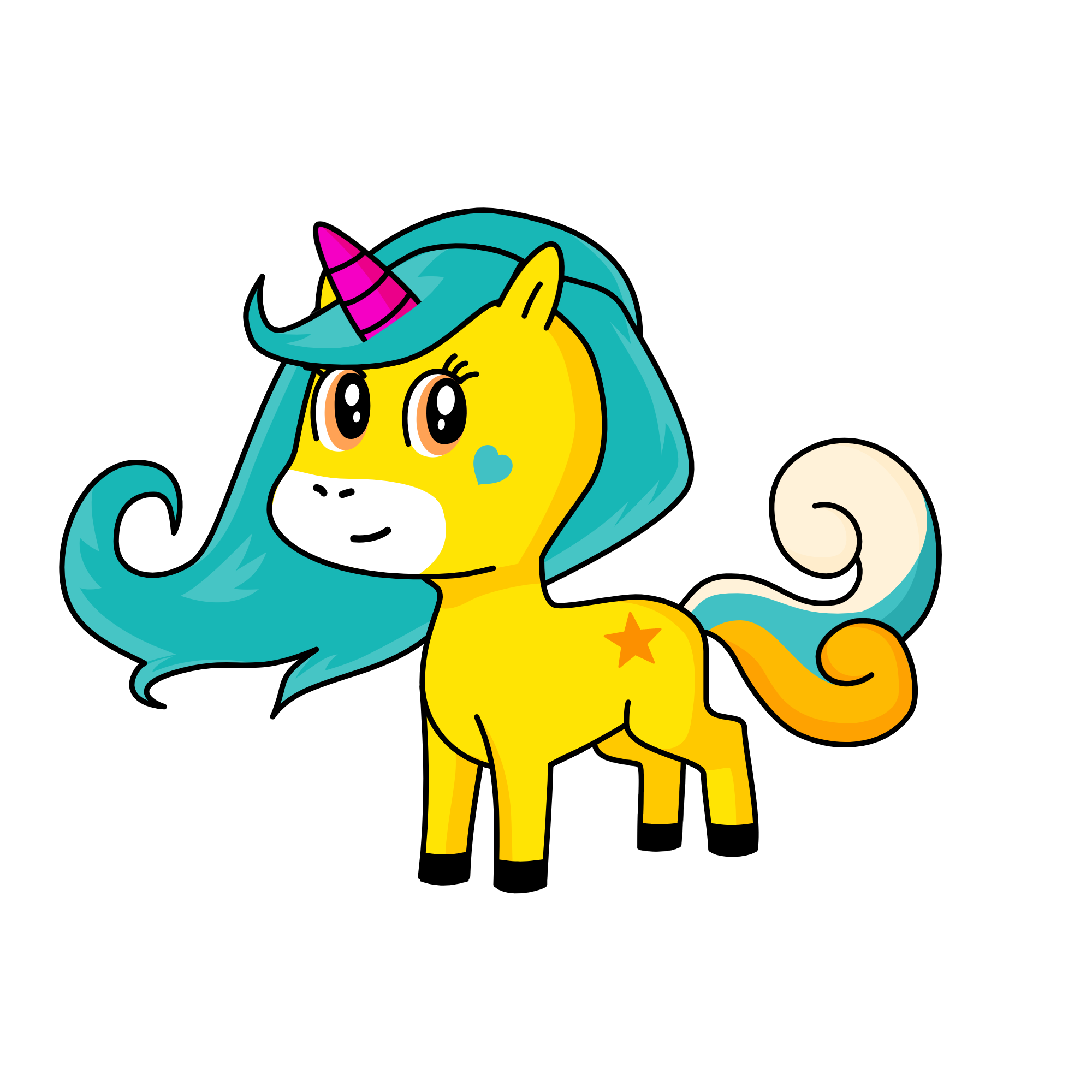 Una, the unicorn