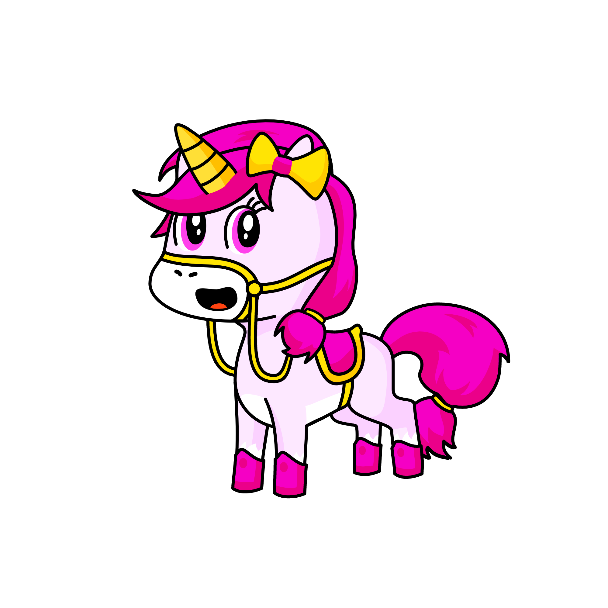 Pinky, the unicorn
