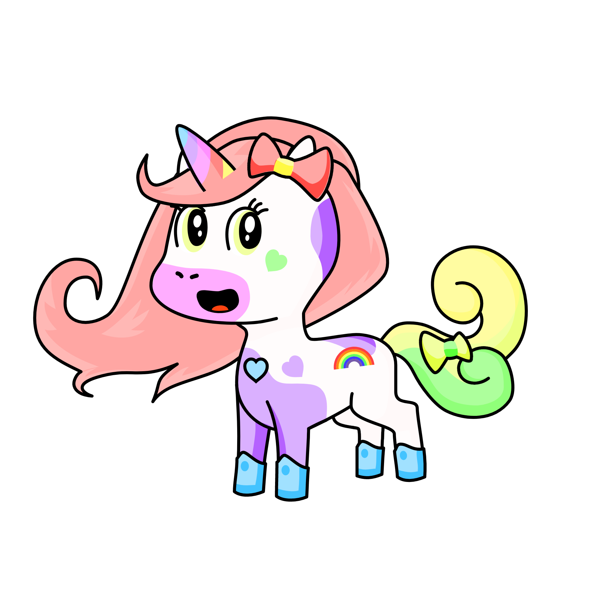 Pastel, the unicorn