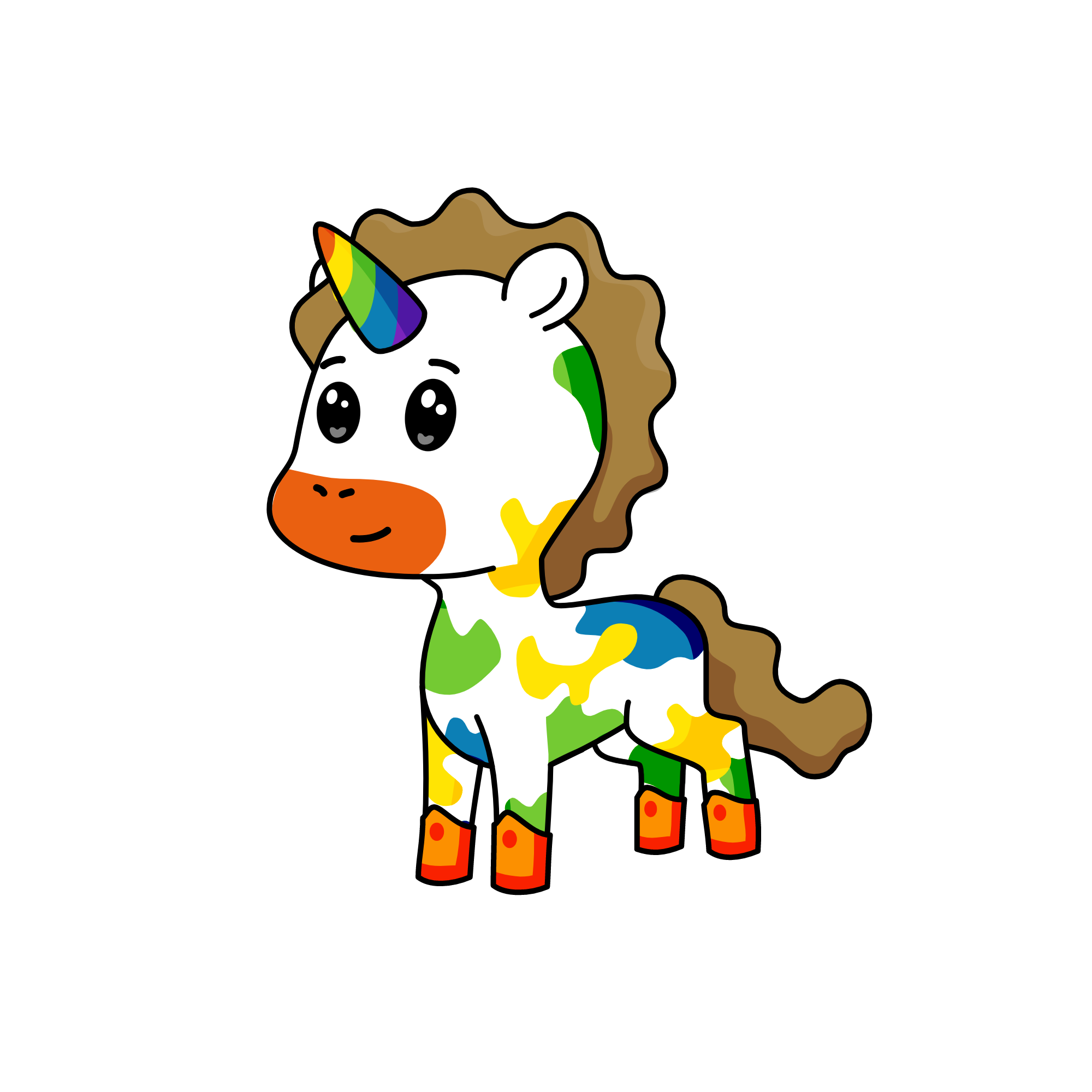 clowny, the unicorn