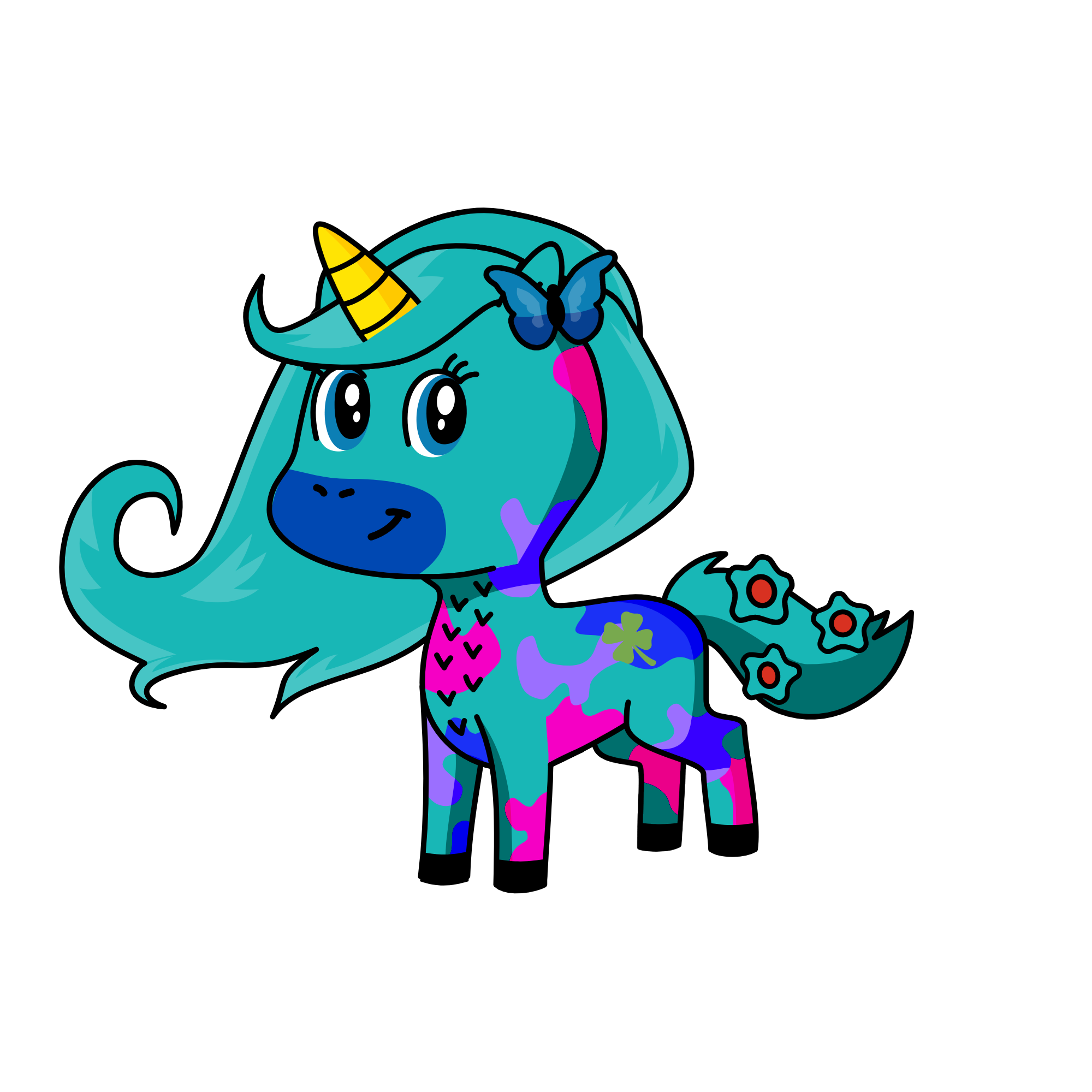 Cloverleaf, the unicorn