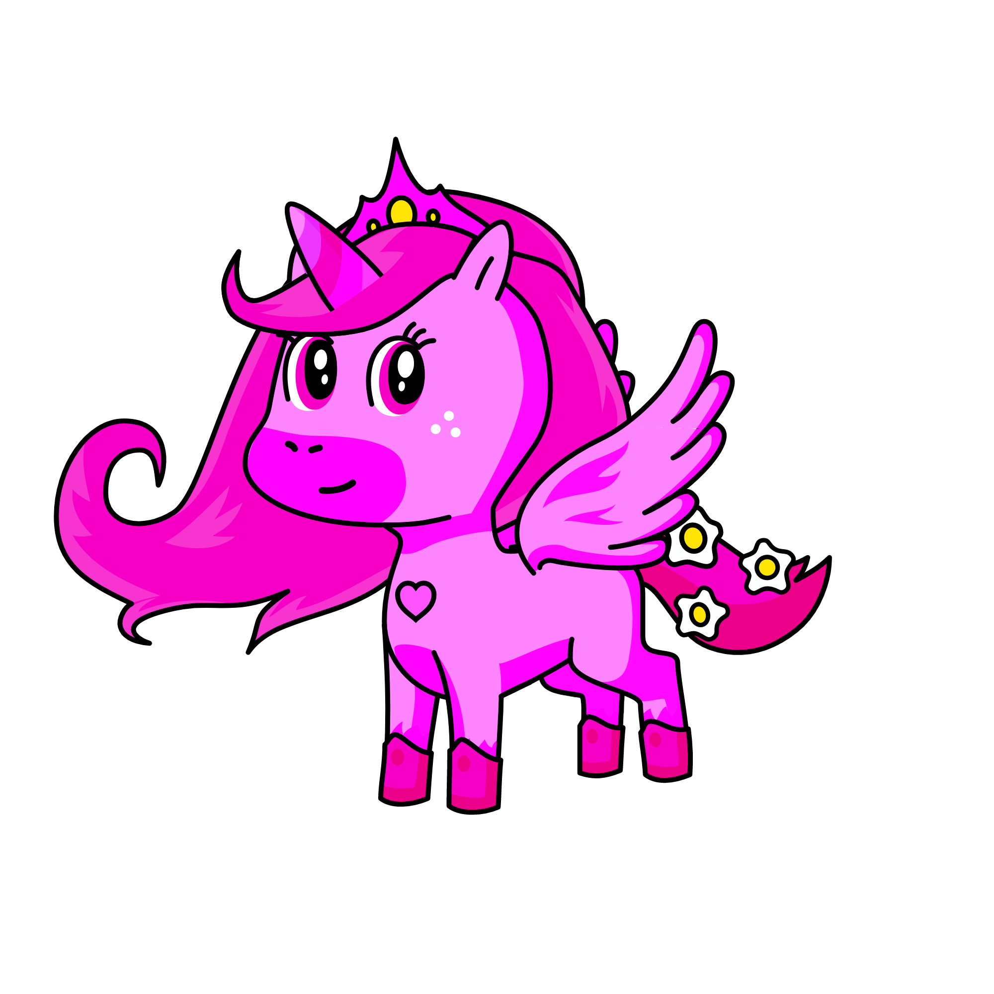 Princess Courtney, the unicorn
