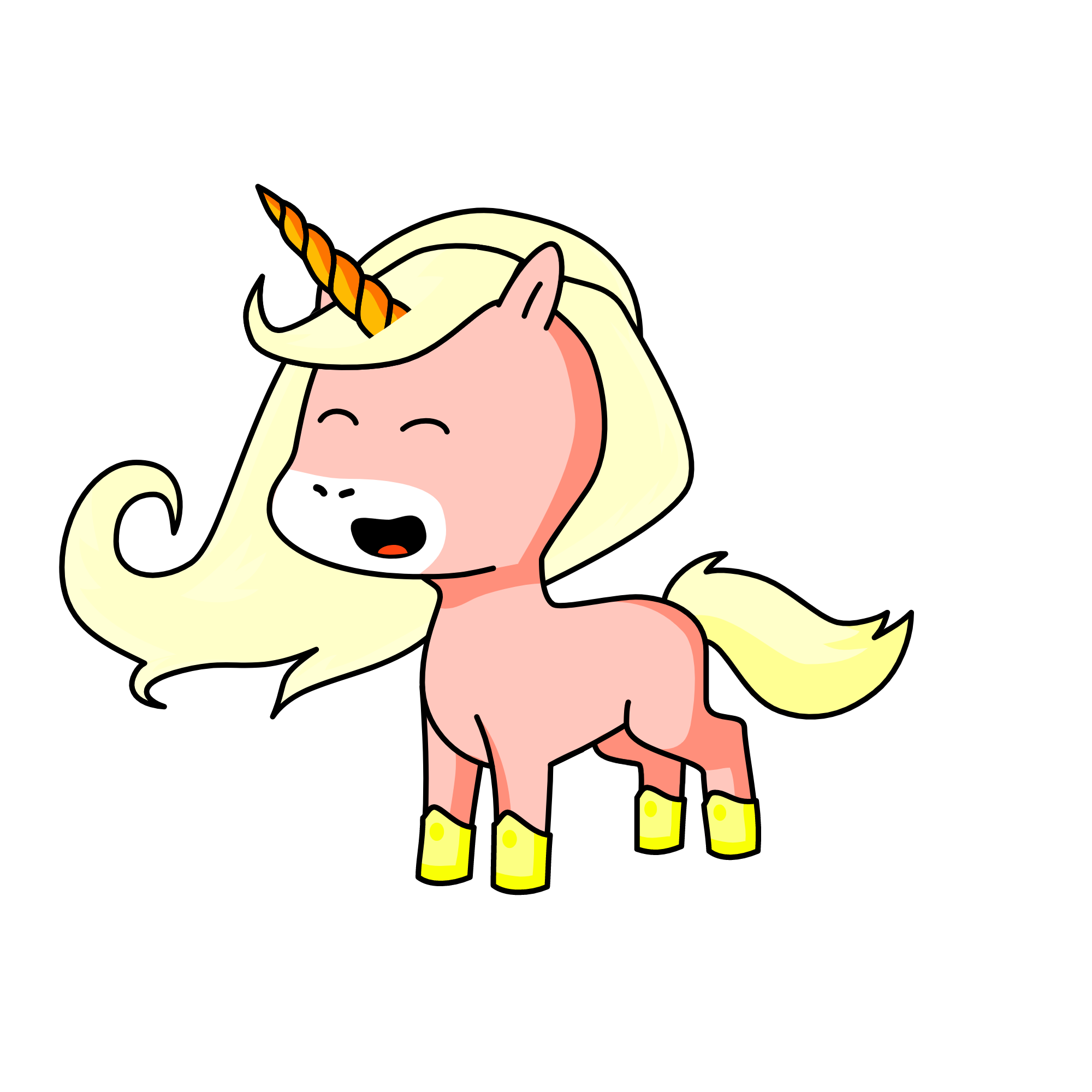moonlight, the unicorn