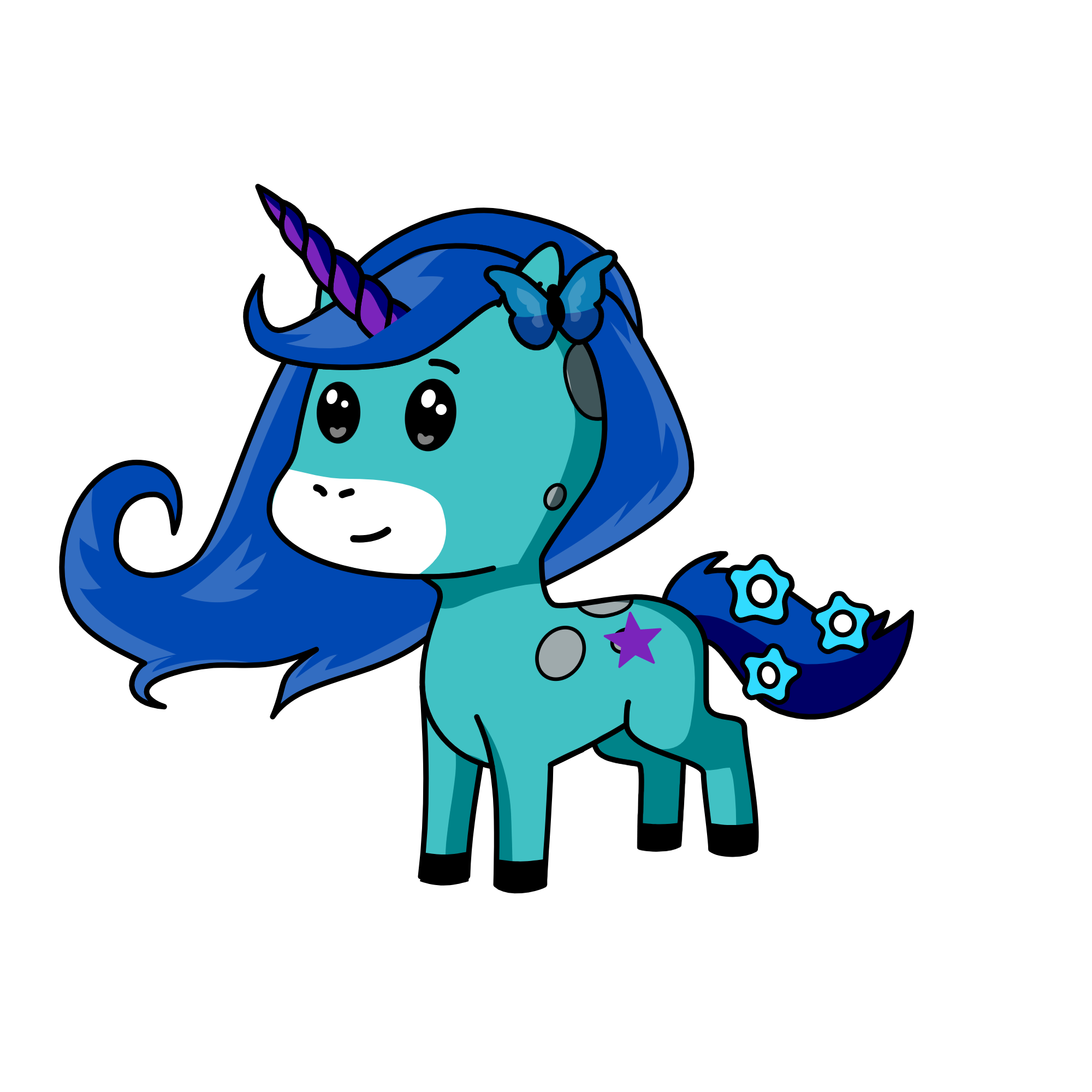 Luna, the unicorn