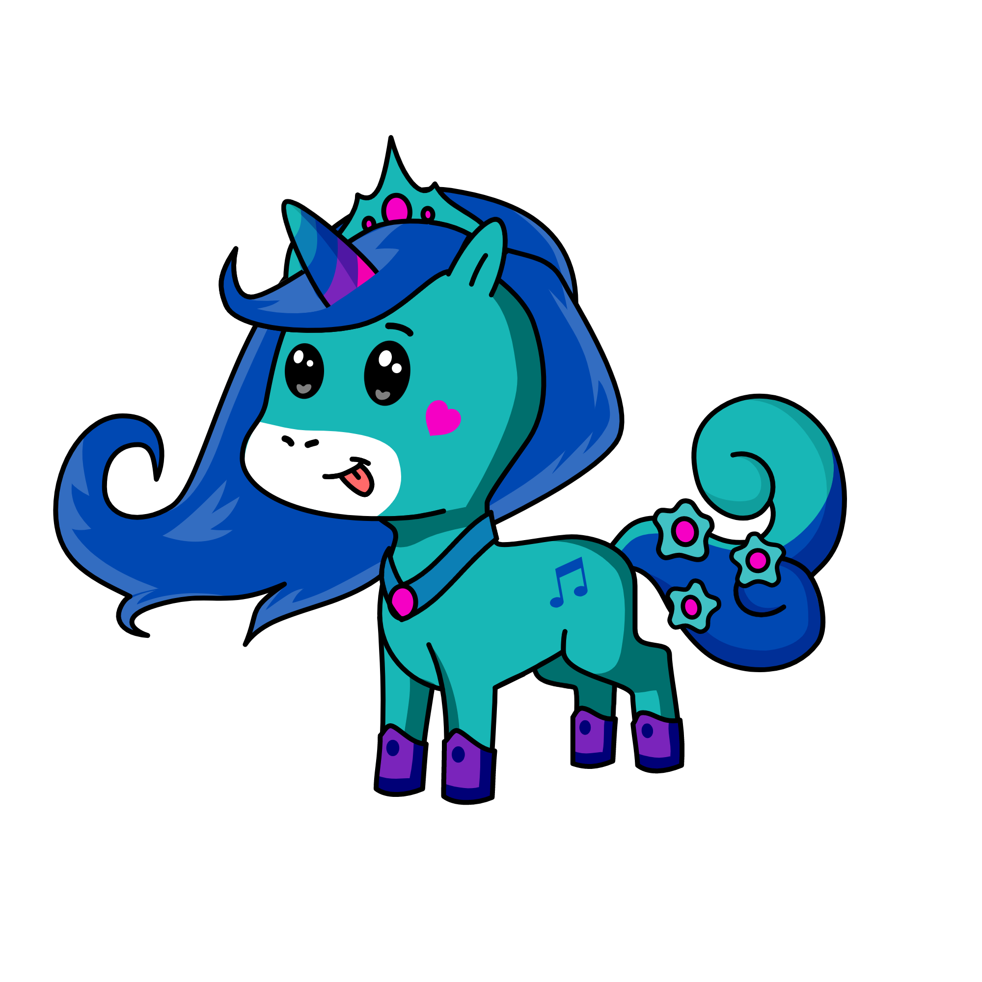 Luna, the unicorn