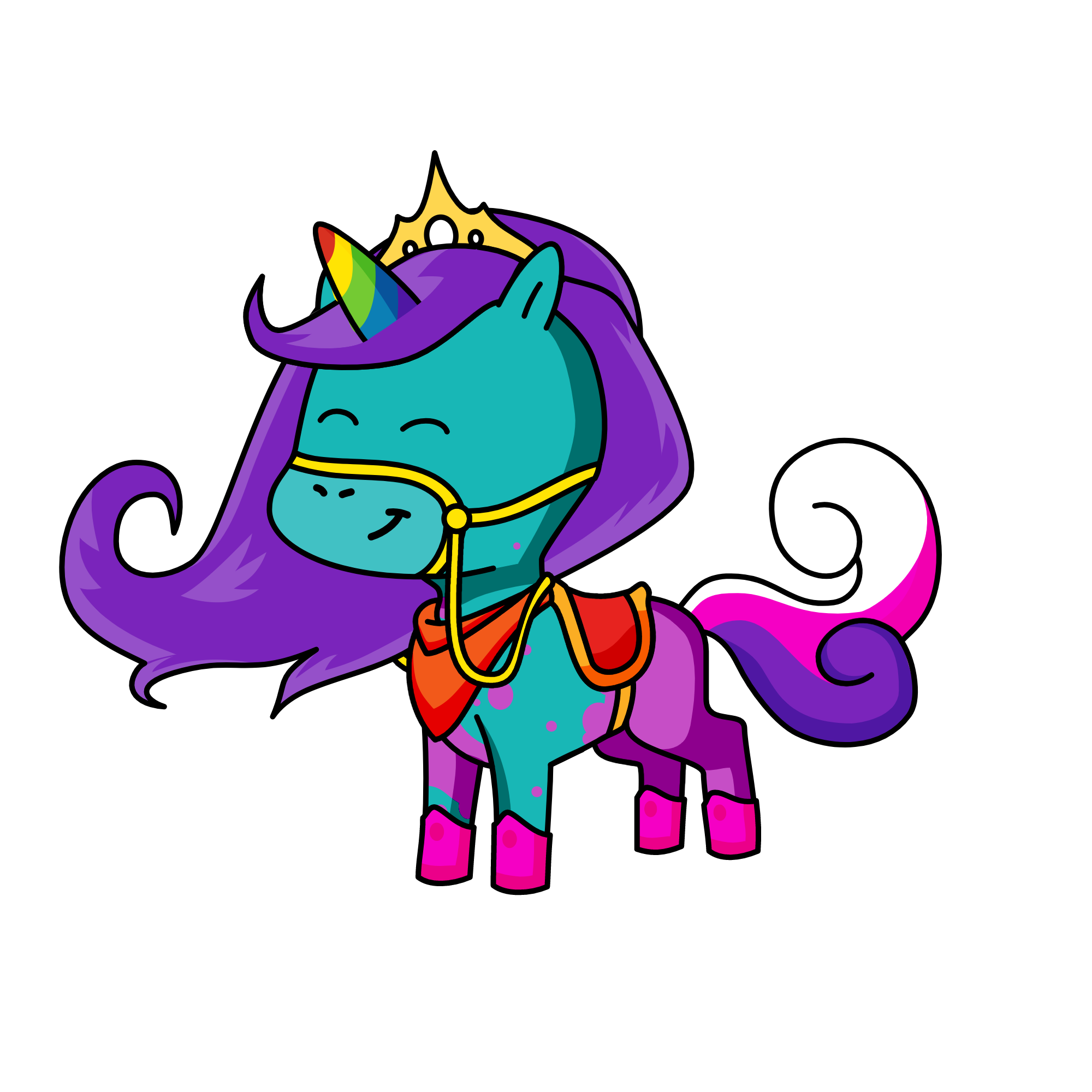 happy first day of school , the unicorn