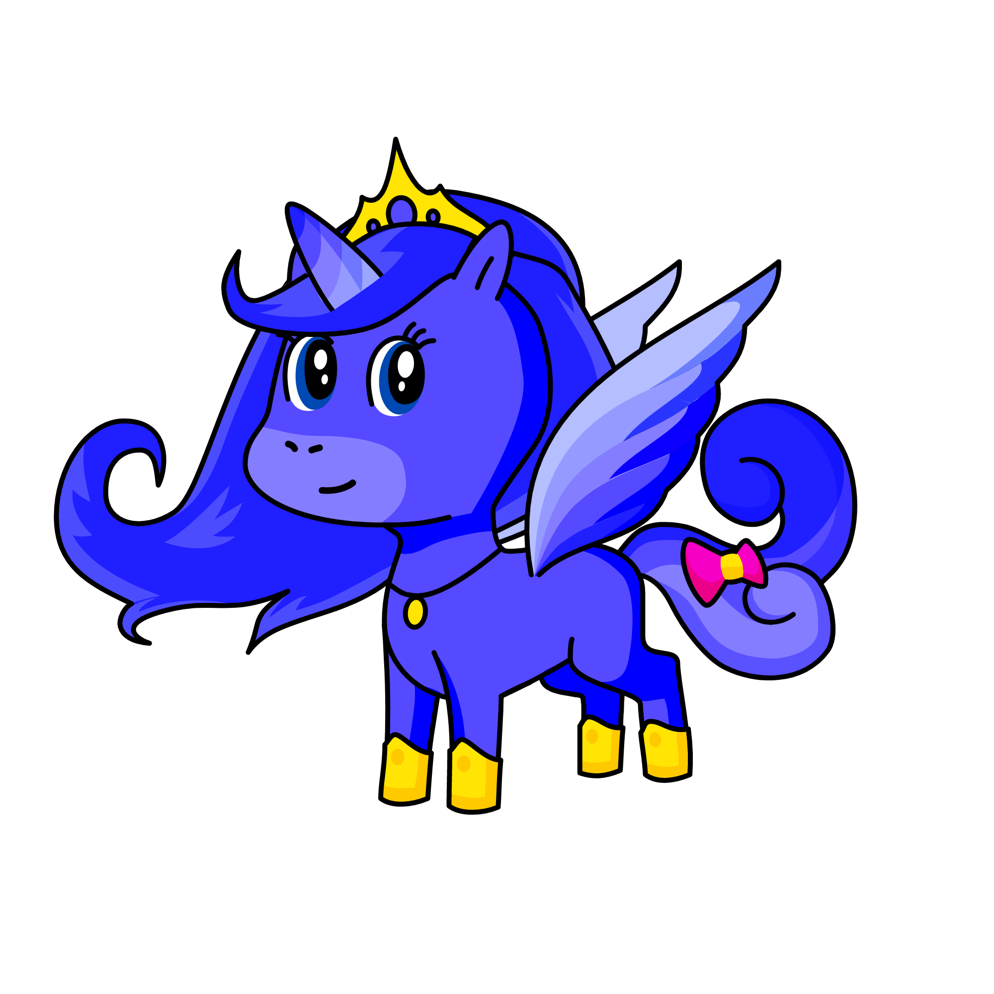 Princess Moonlight, the unicorn