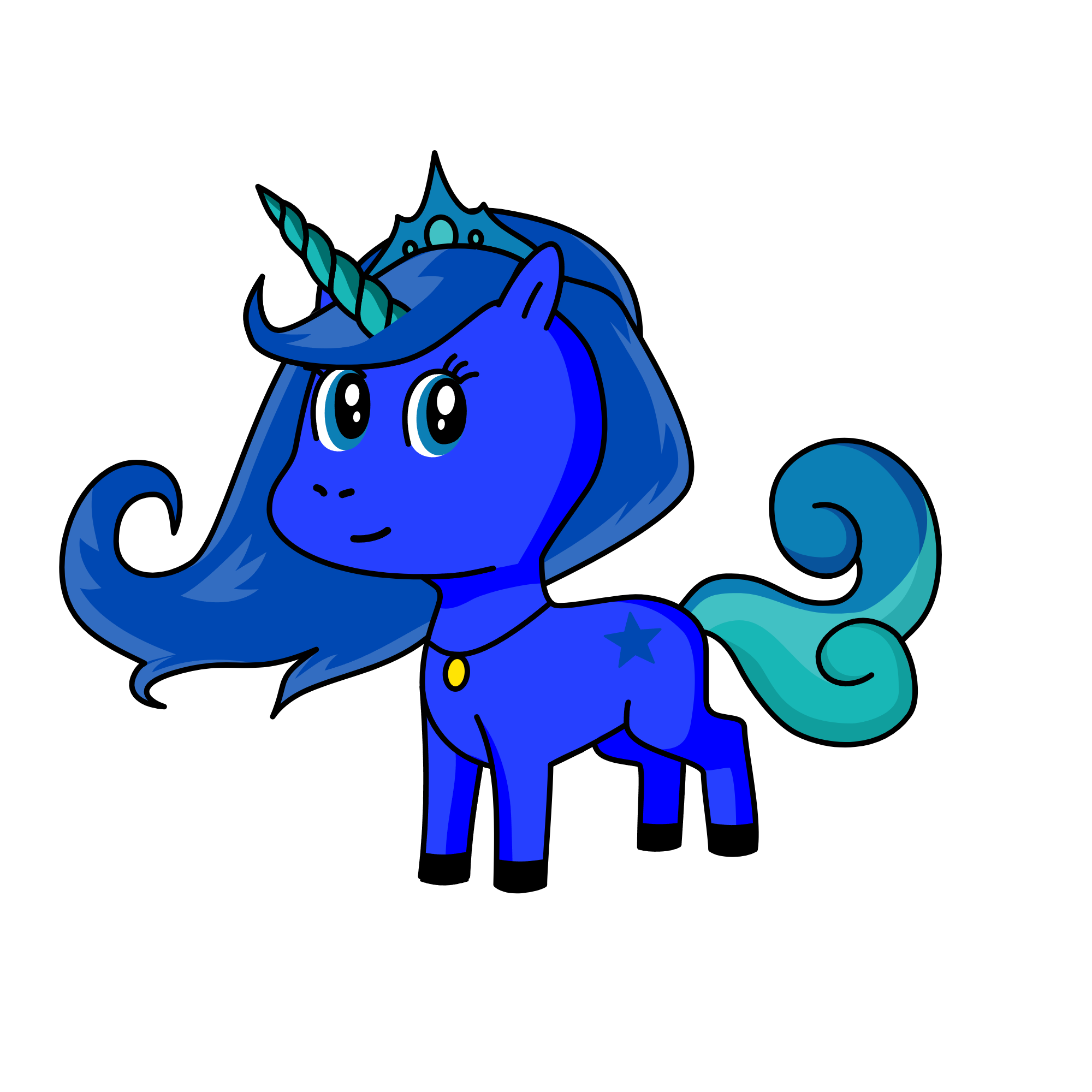 Luna, the unicorn