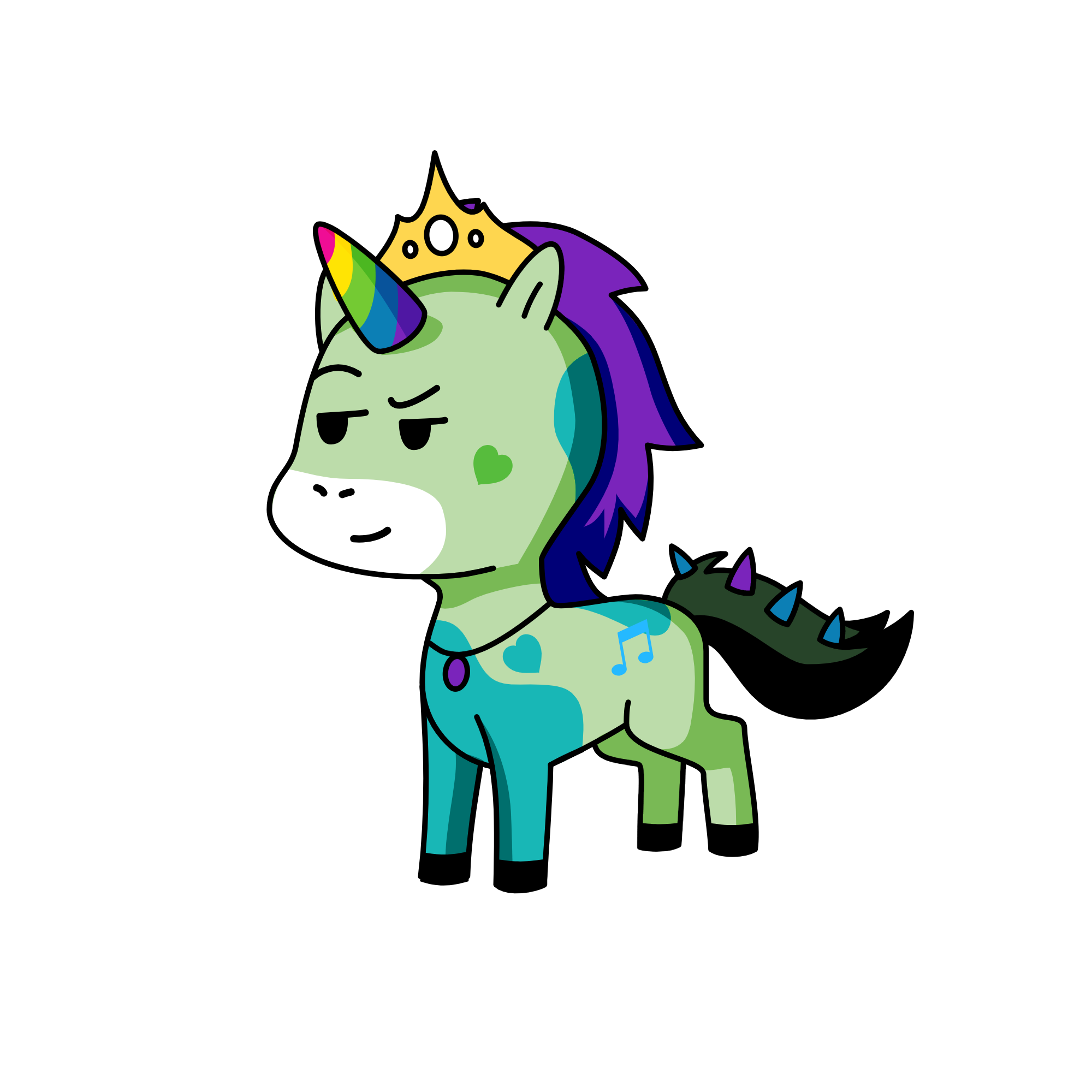 Evelyn , the unicorn