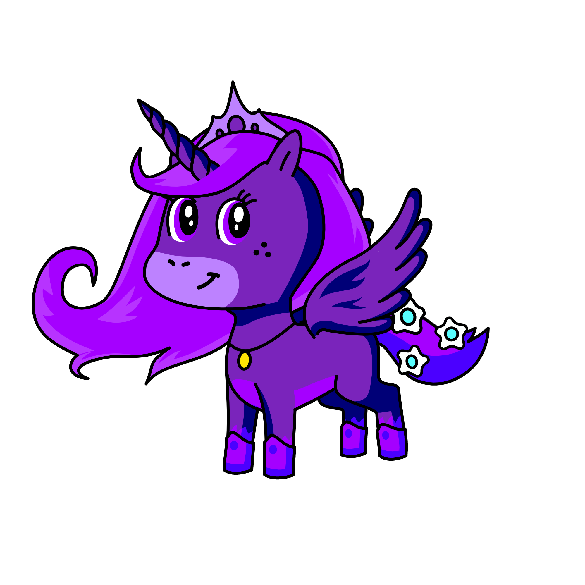 Violette, the unicorn