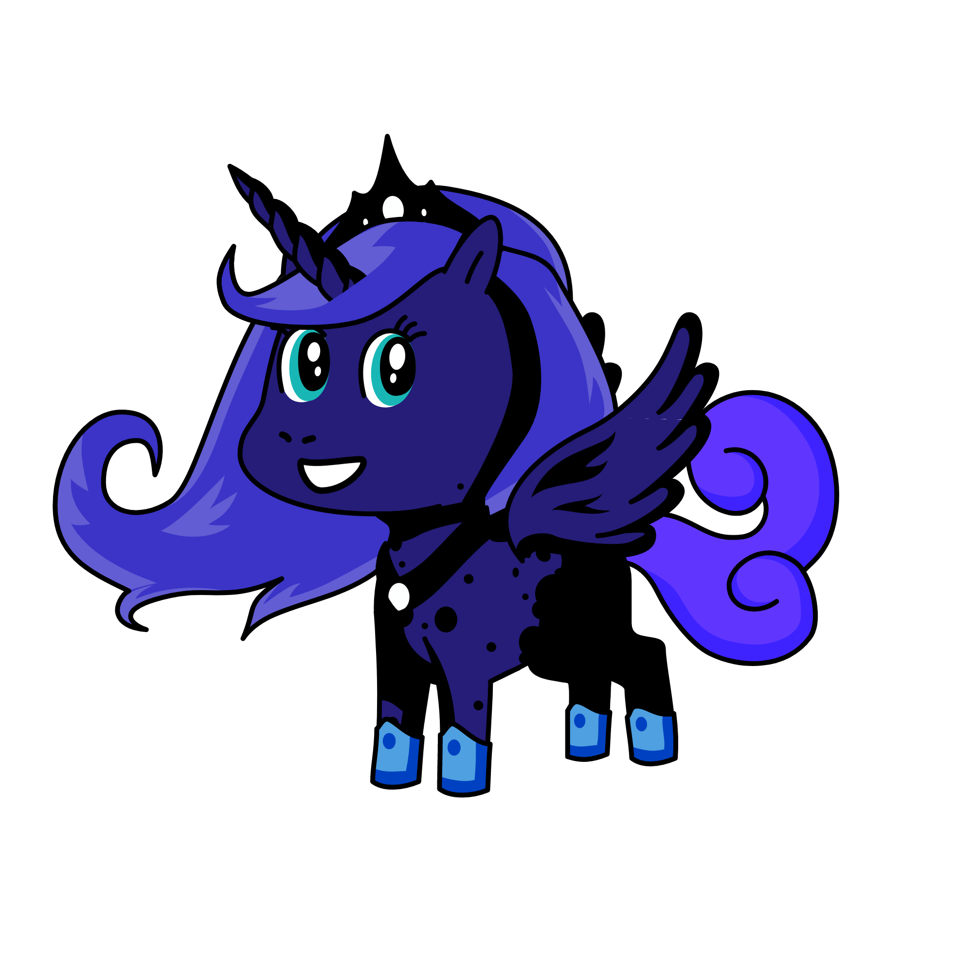 princess luna, the unicorn