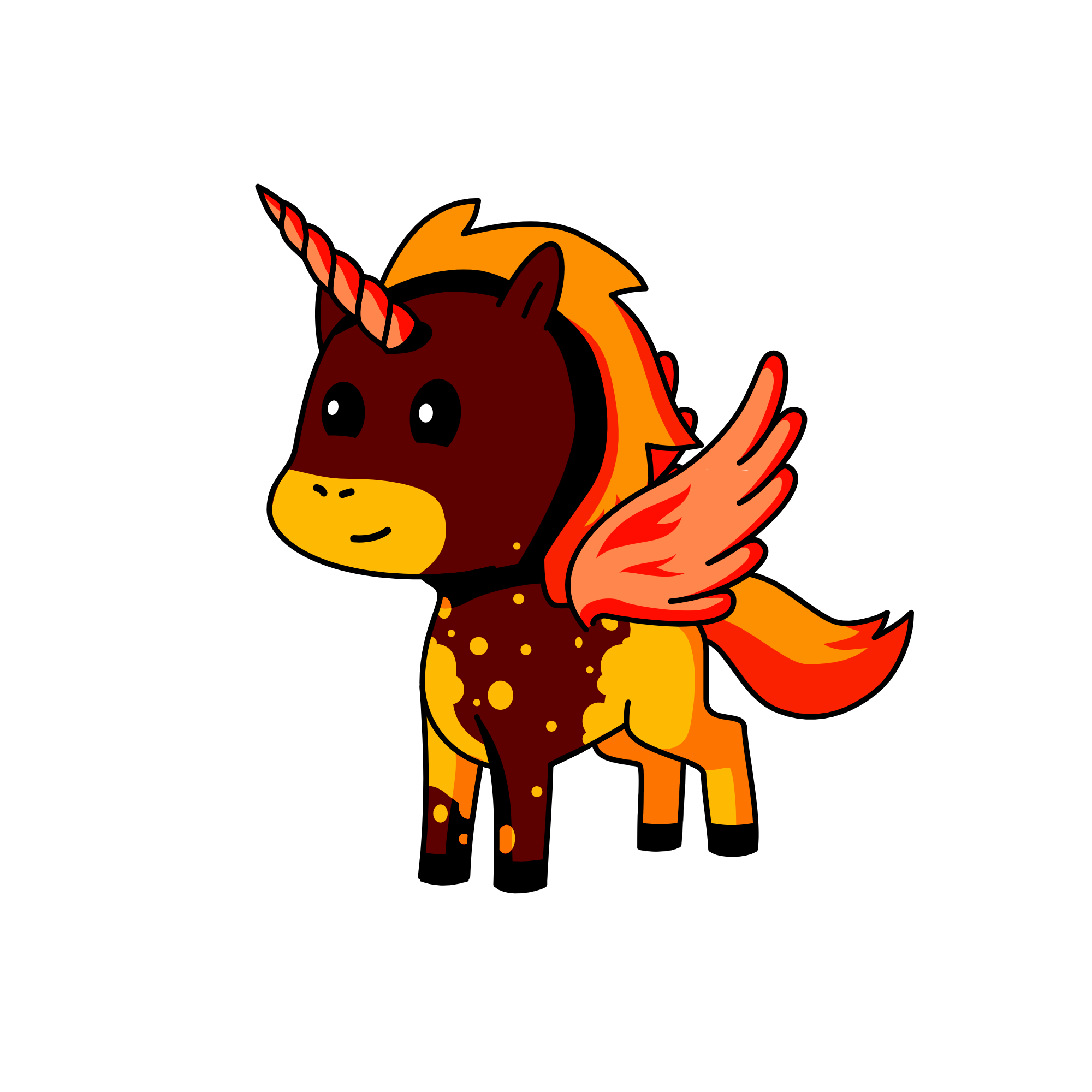 Pony from the Nether Dimension, the unicorn