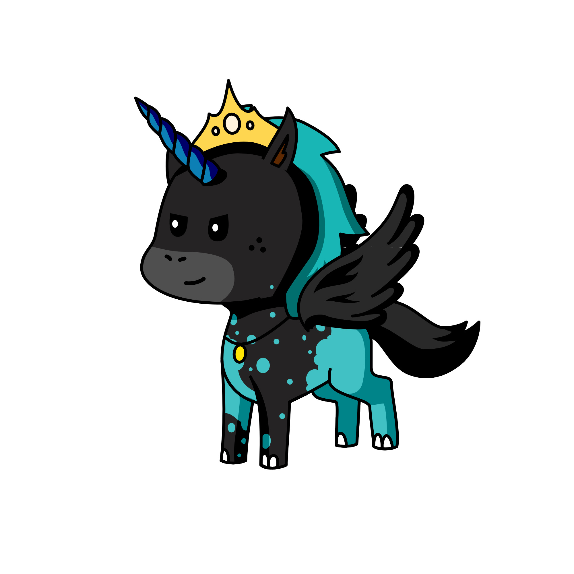 Moonlight, the unicorn