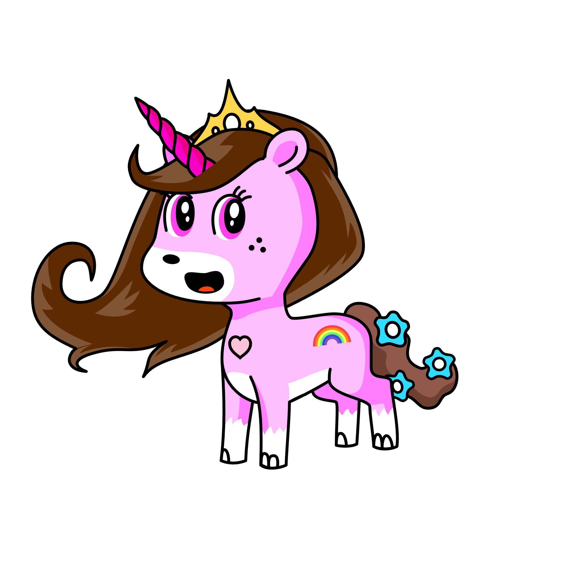 iris princess of ephidia, the unicorn