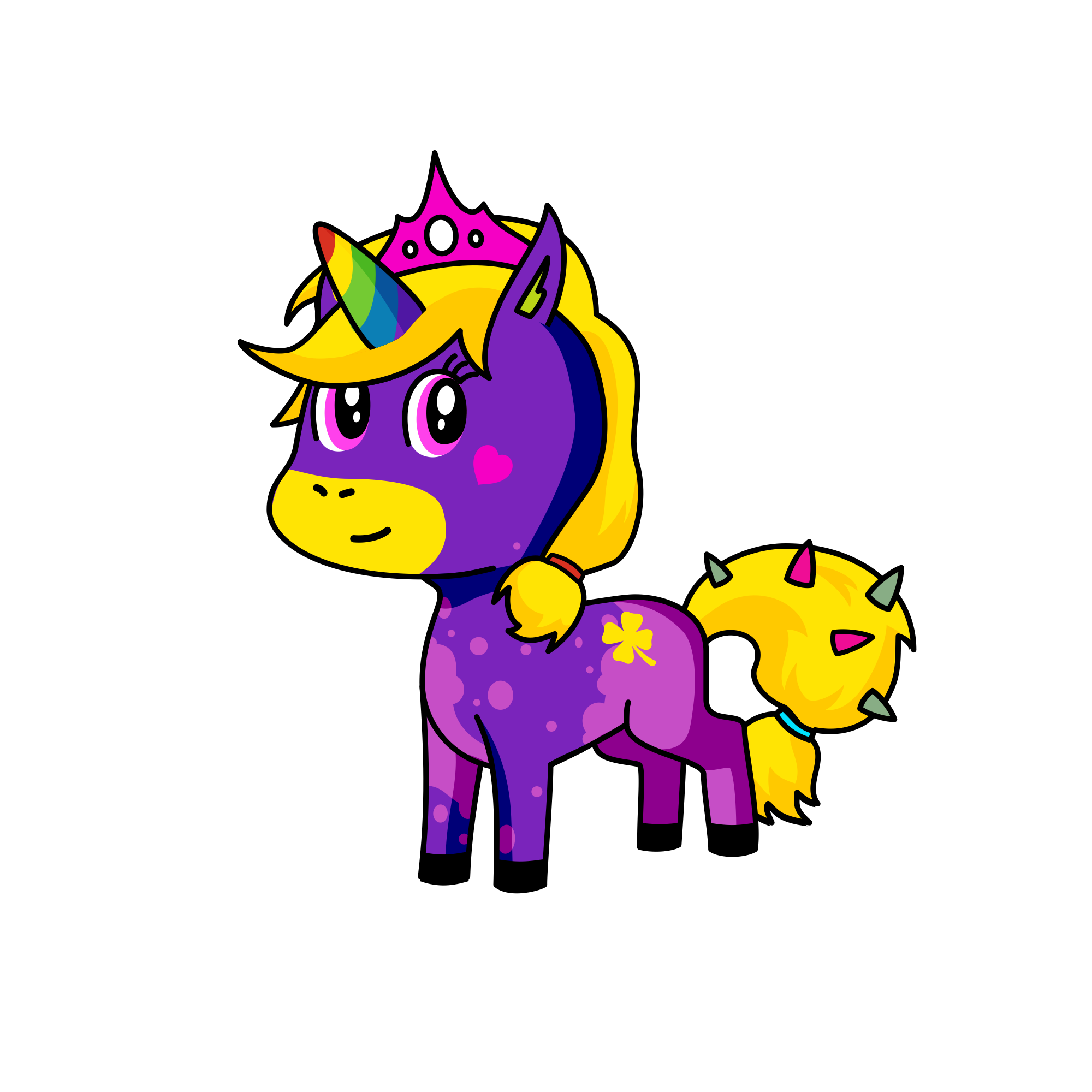 Queen Laura, the unicorn