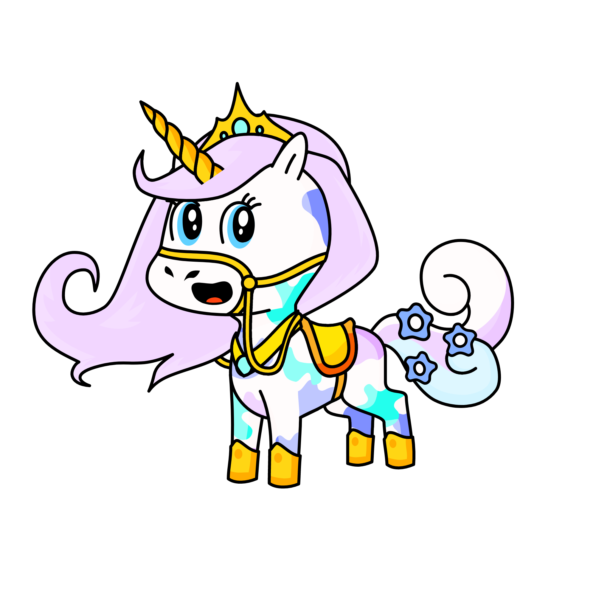Cotton candy, the unicorn