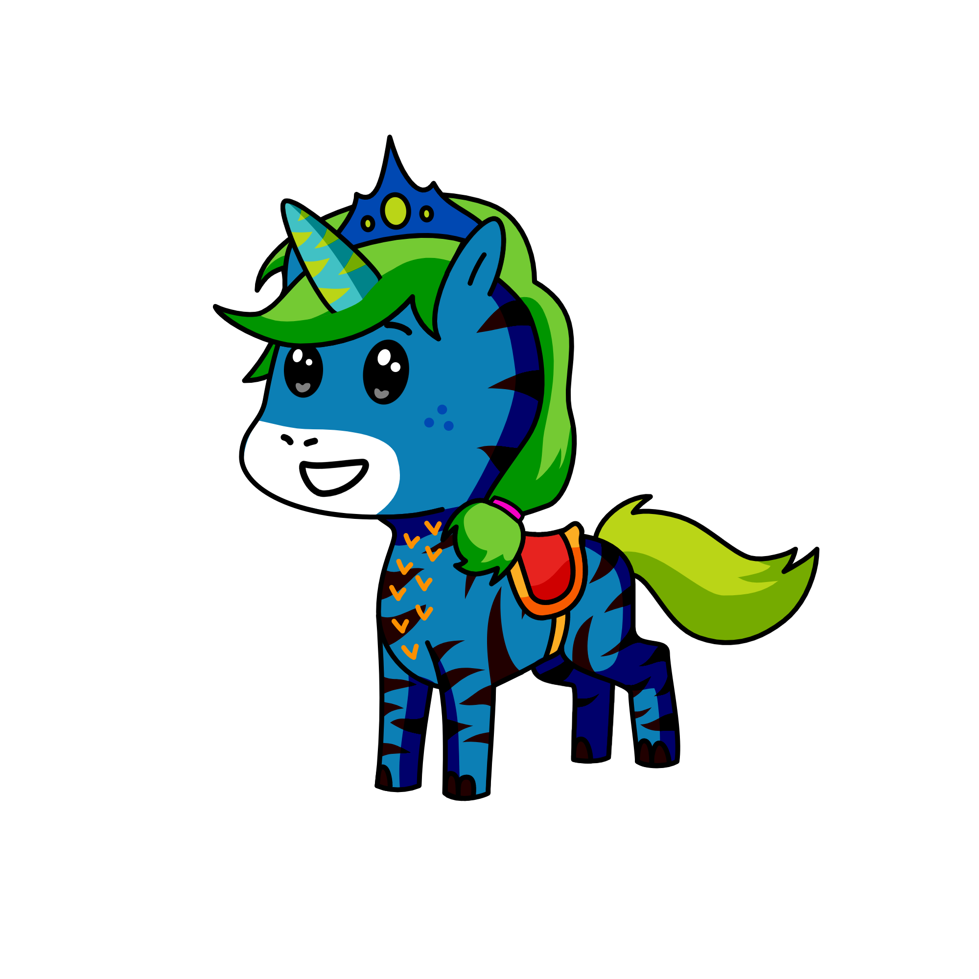 nube, the unicorn