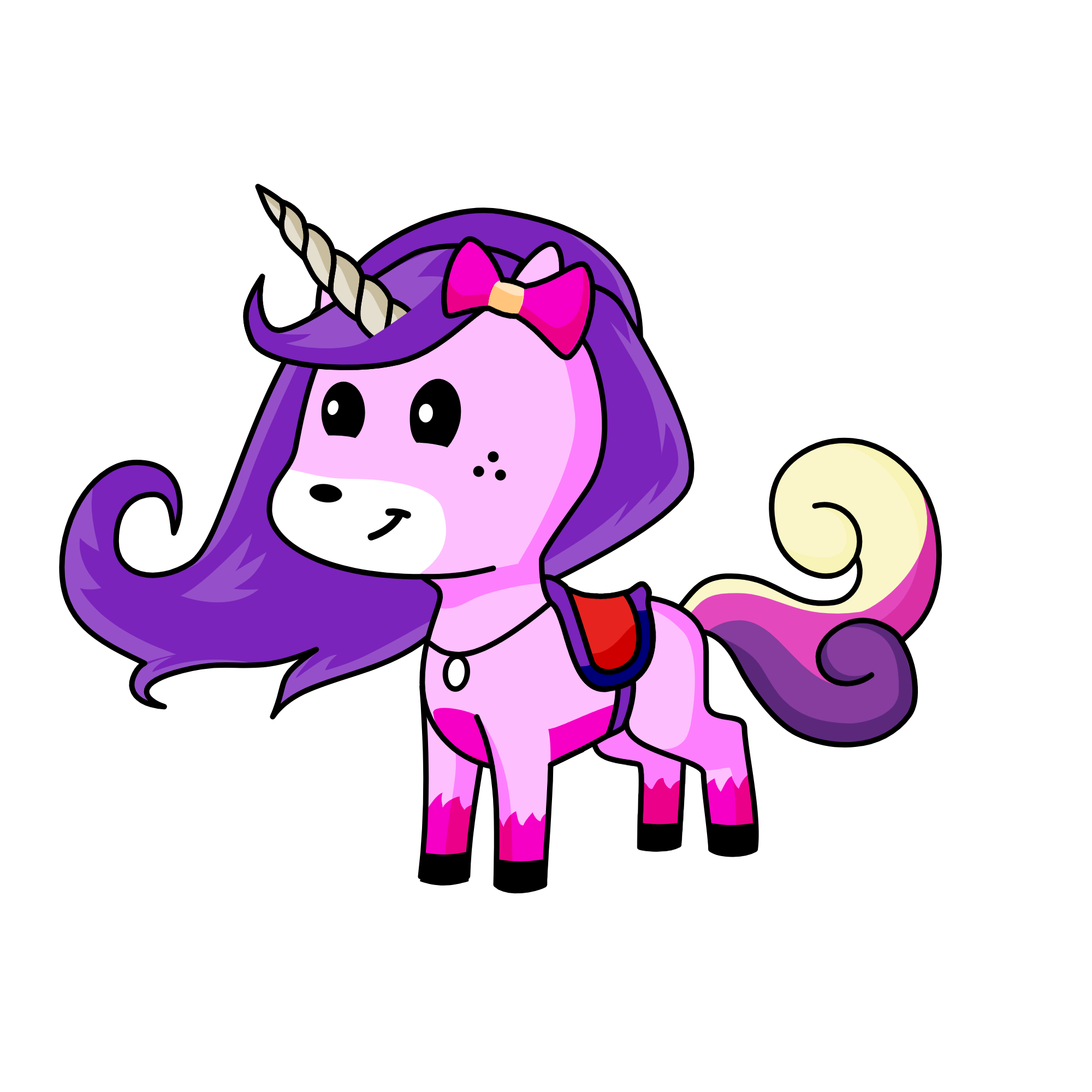 pinky, the unicorn