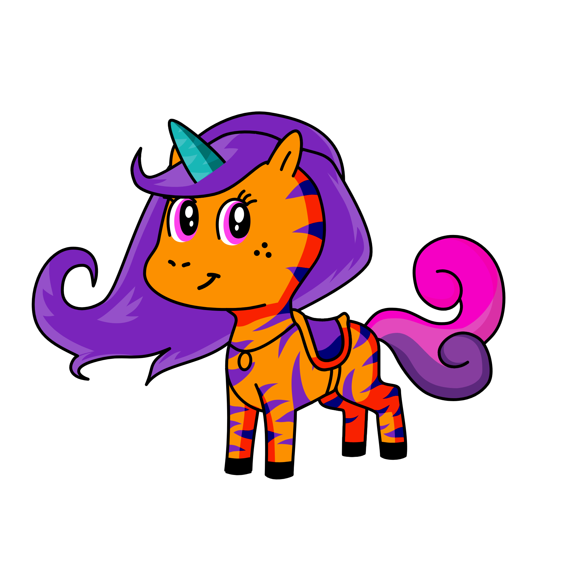 winter, the unicorn
