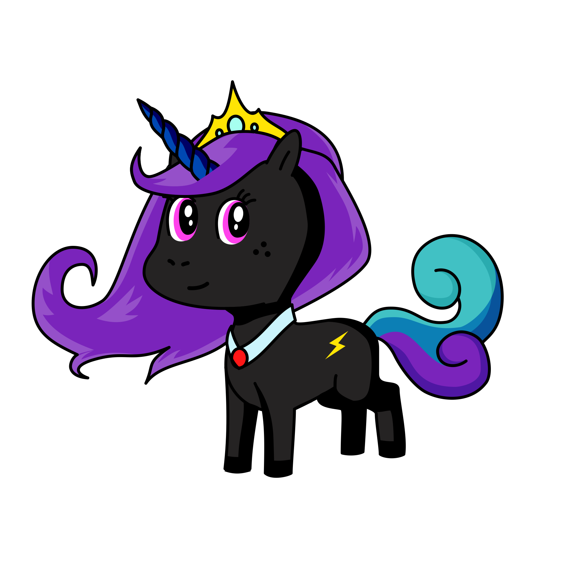 Shadow moon , the unicorn