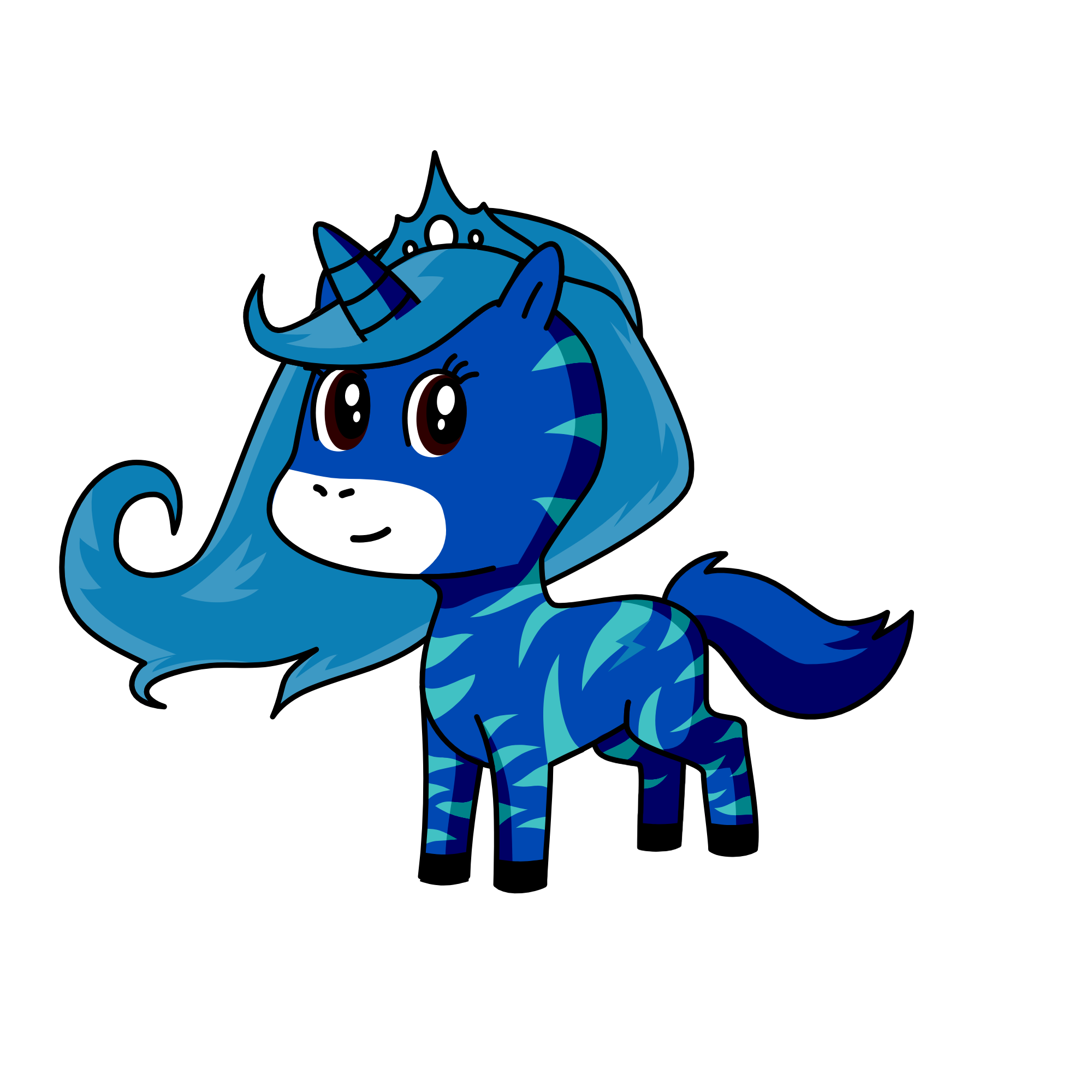 winter, the unicorn