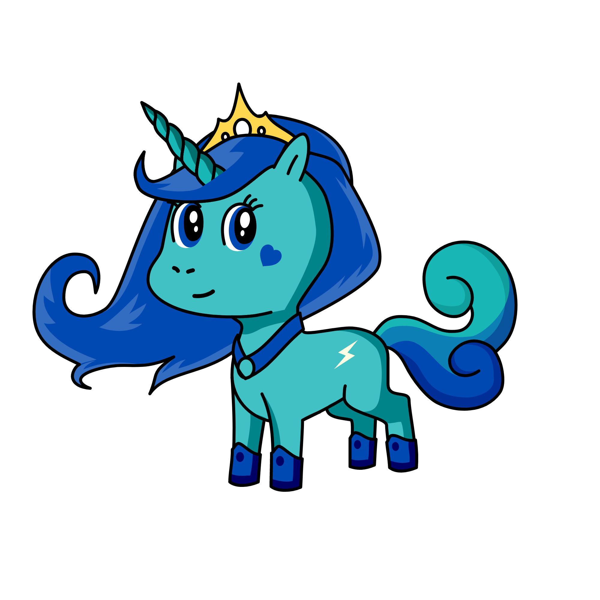 Queen Of The North, the unicorn