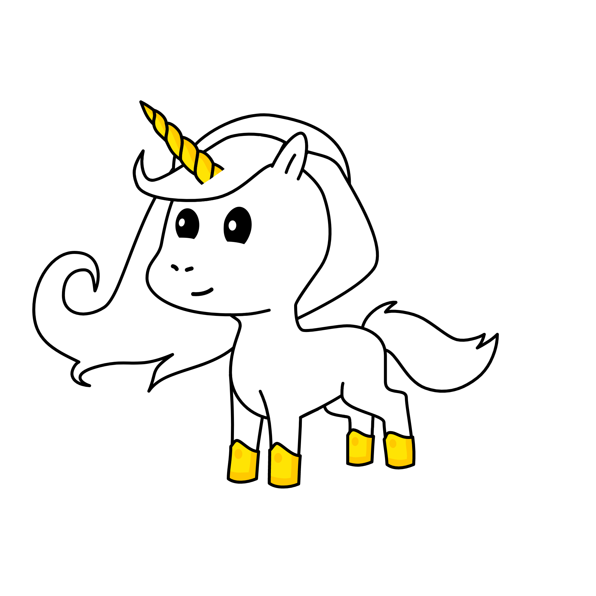 Snowbell, the unicorn