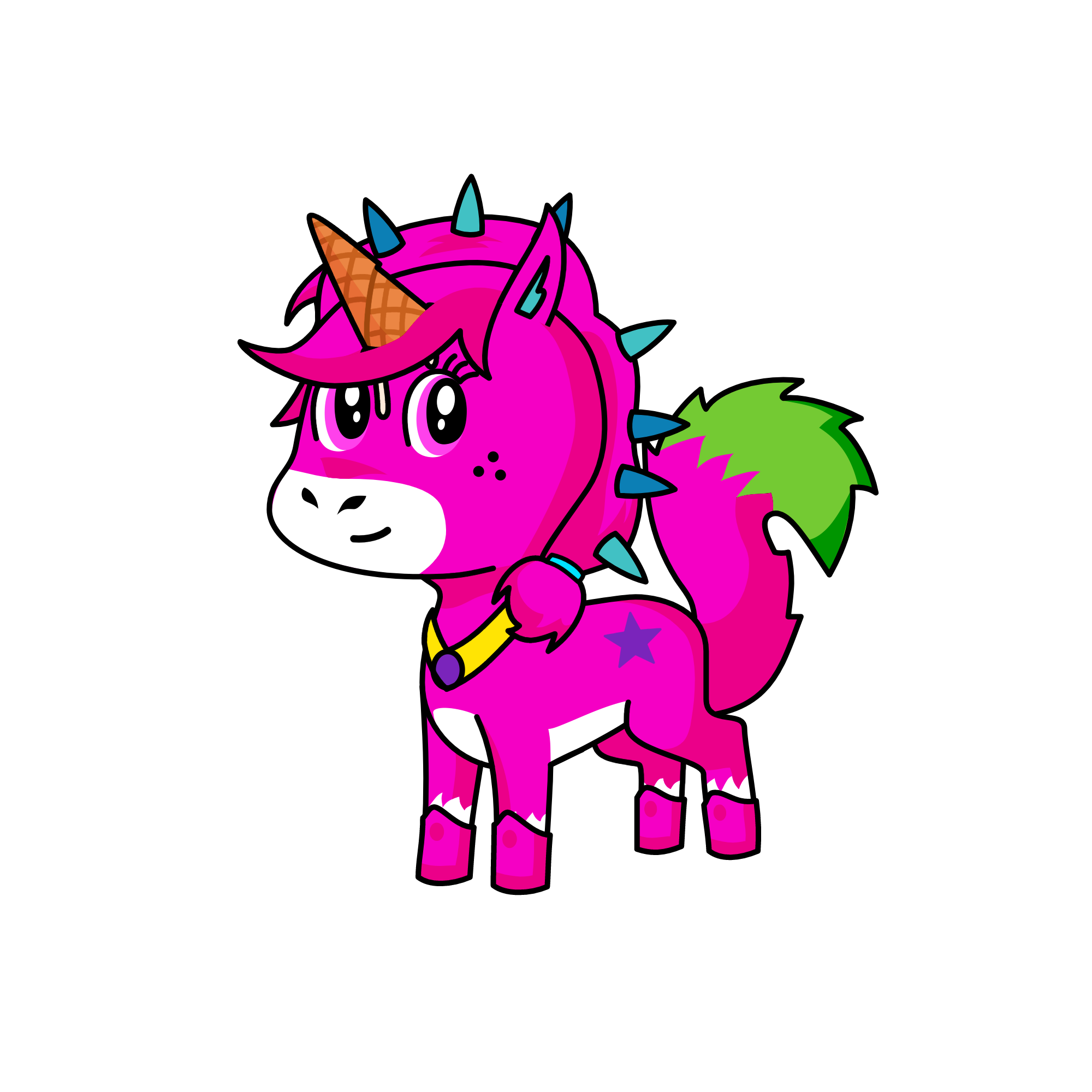 Ice Cream Younicorn, the unicorn
