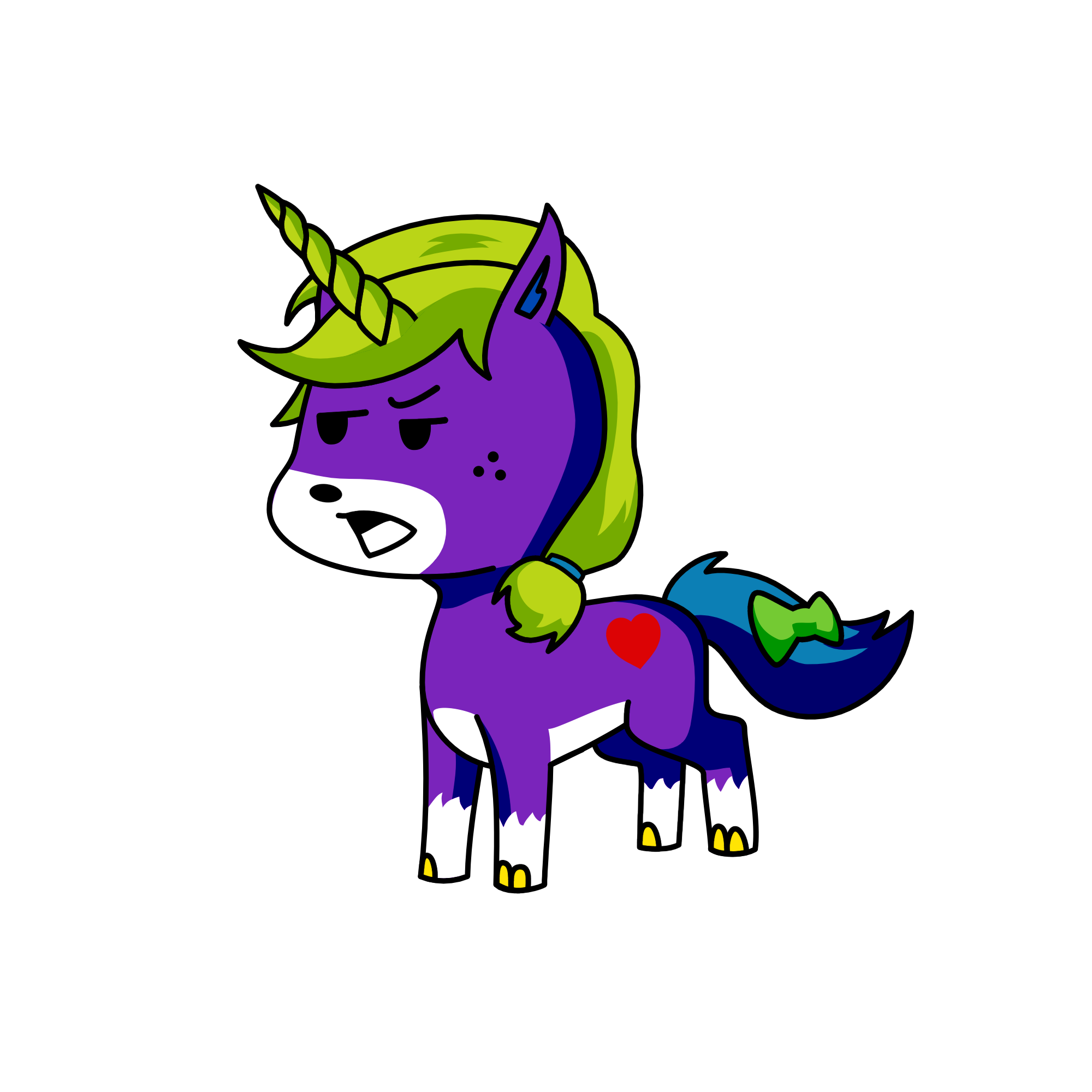 Tu.?,;:"'-)(*&^%$#@!][><_/=÷×+, the unicorn