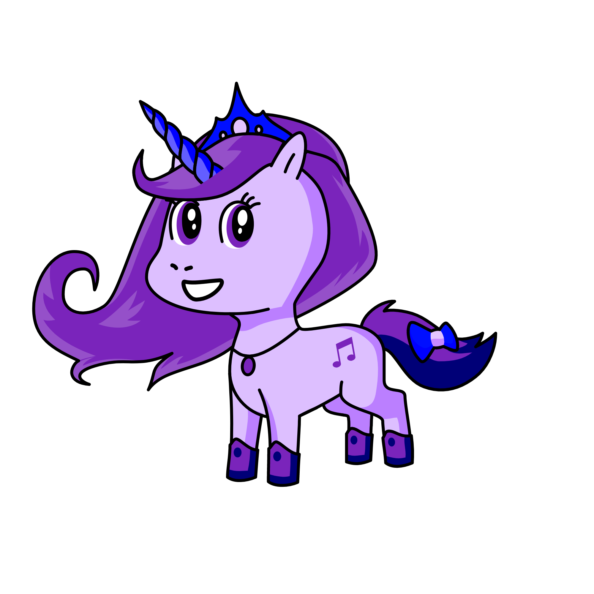 Shine, the unicorn