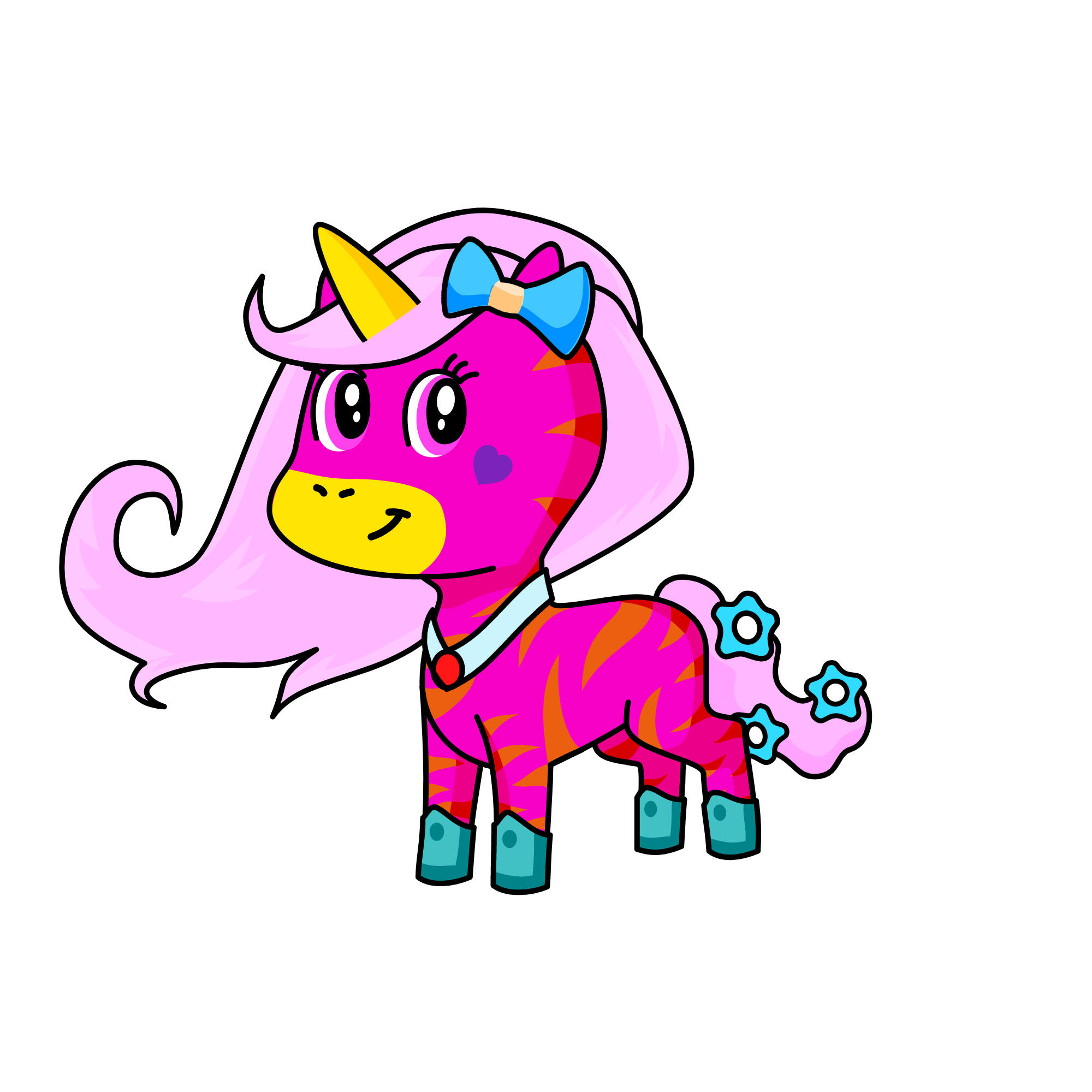 Zeebs, the unicorn