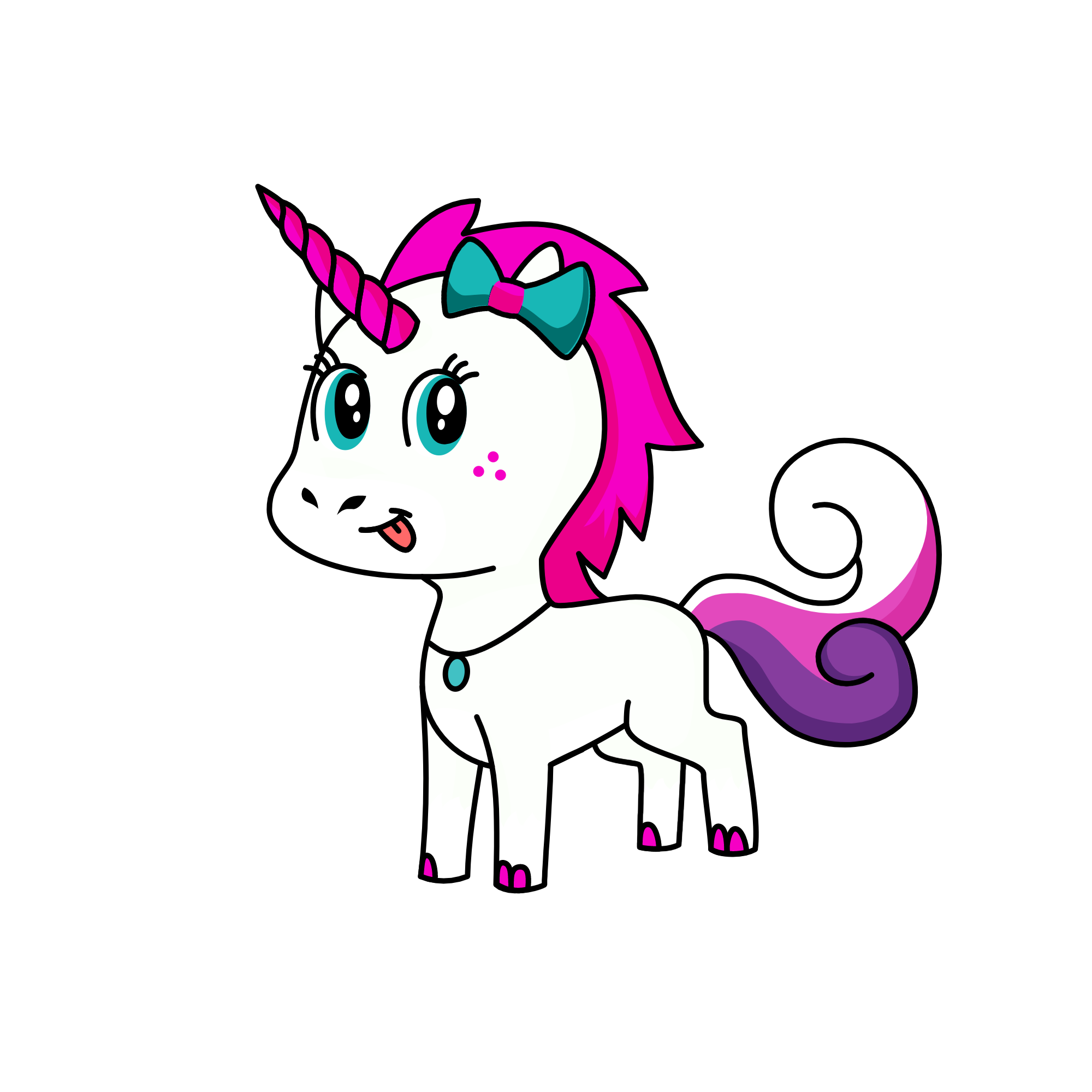 den pæneste unicon, the unicorn