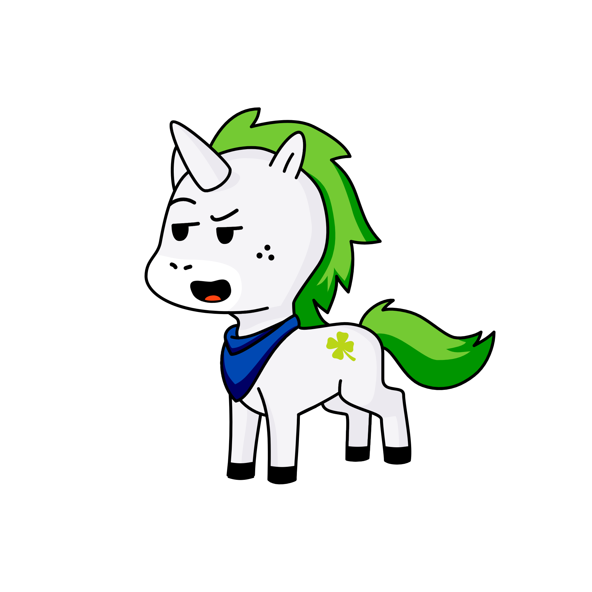 Lucky, the unicorn