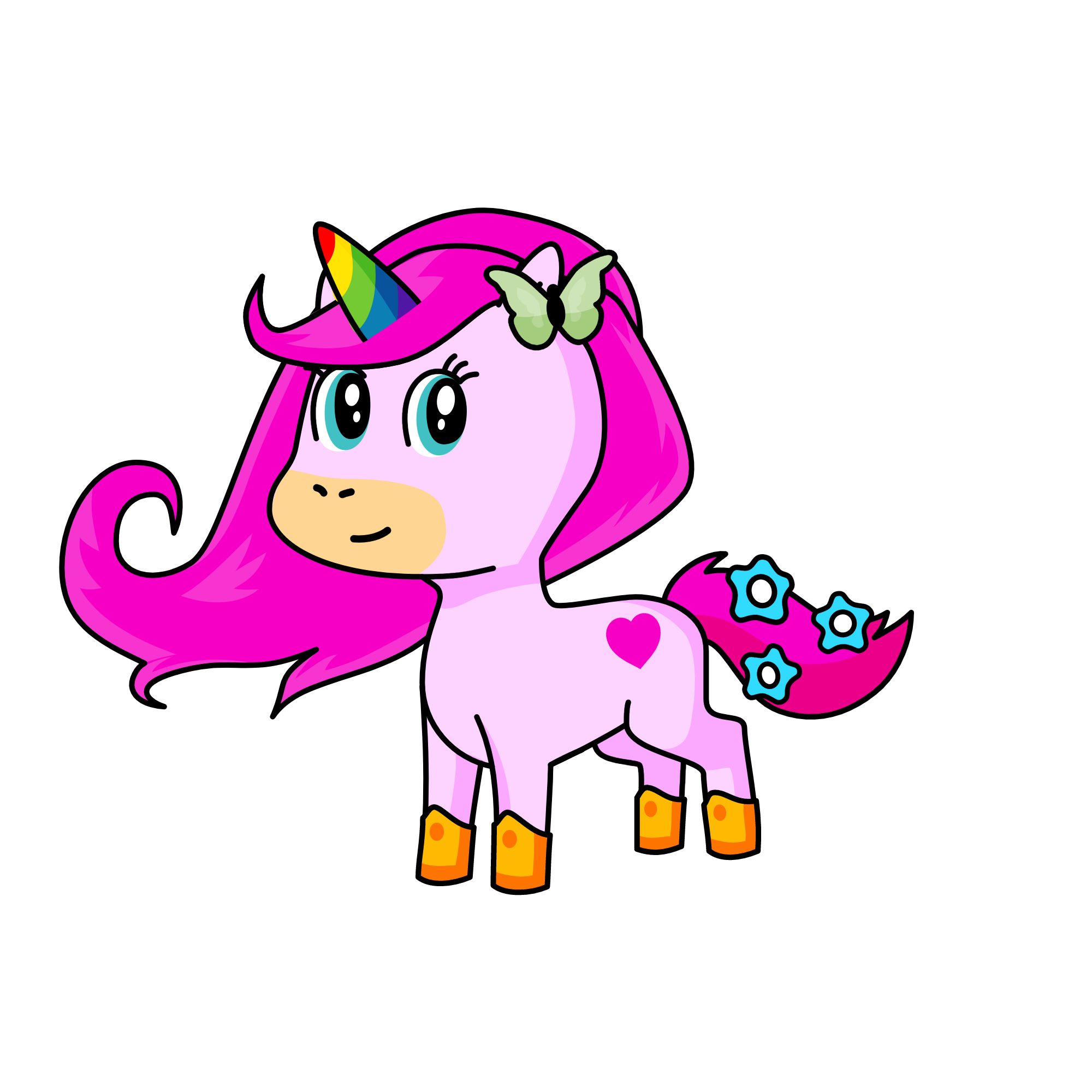 Cotton Candy, the unicorn