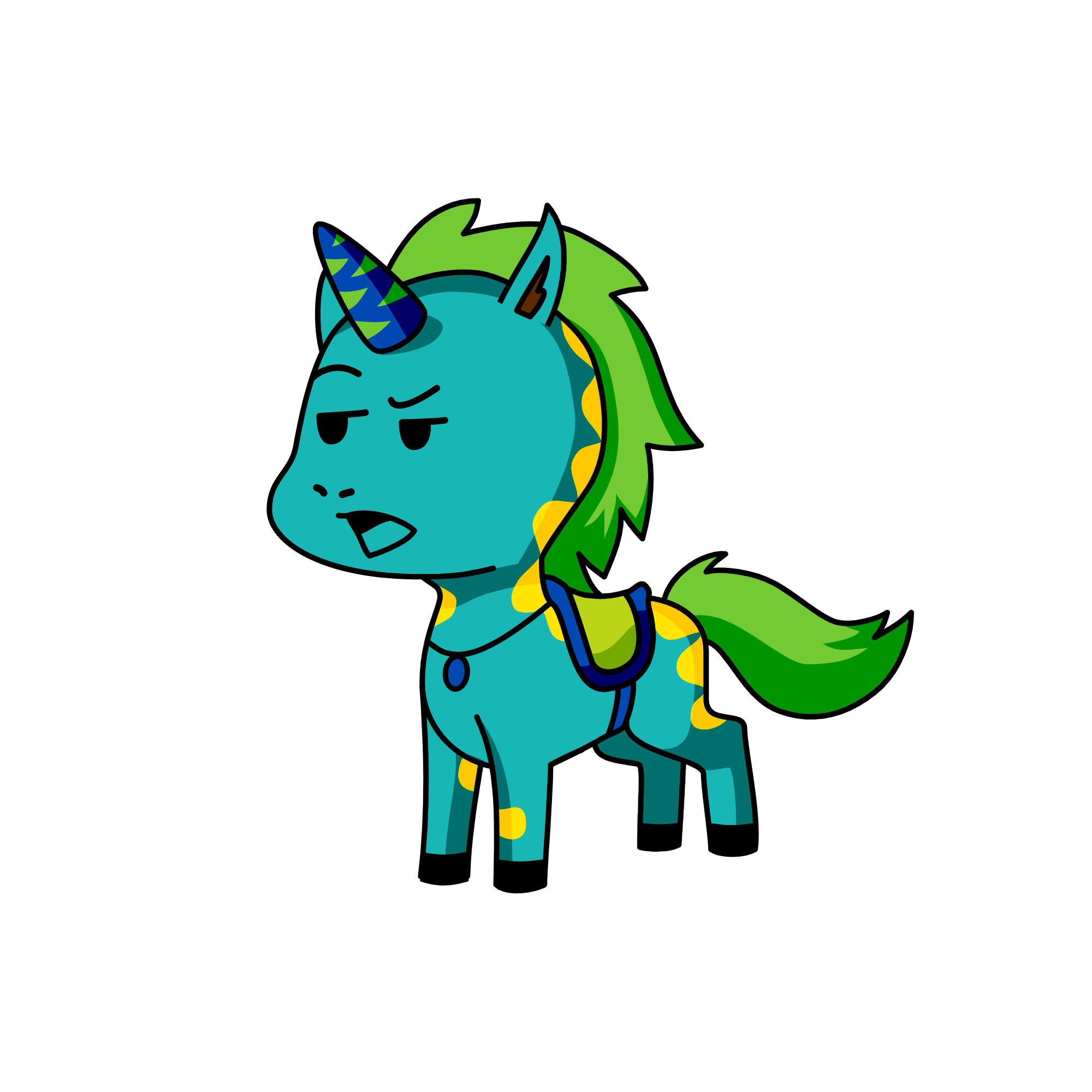 Mc fluff but, the unicorn