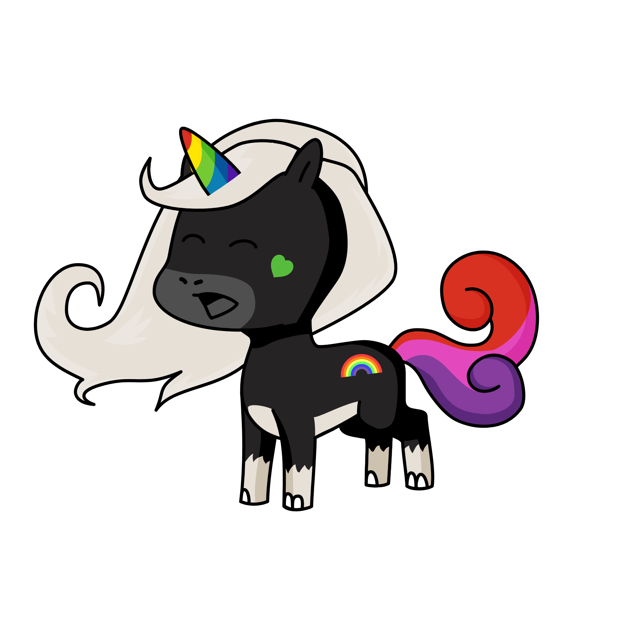 hi, the unicorn