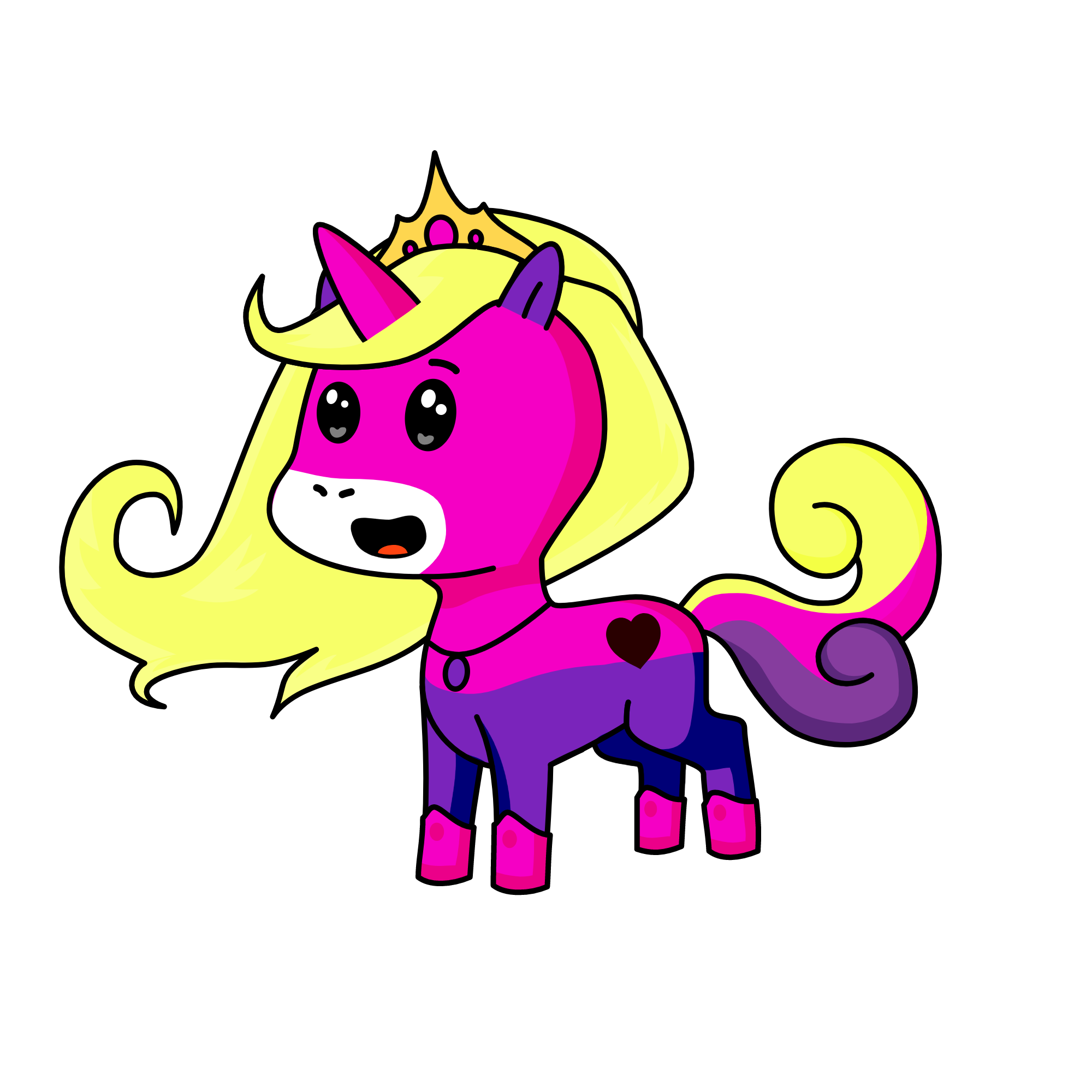 queen, the unicorn