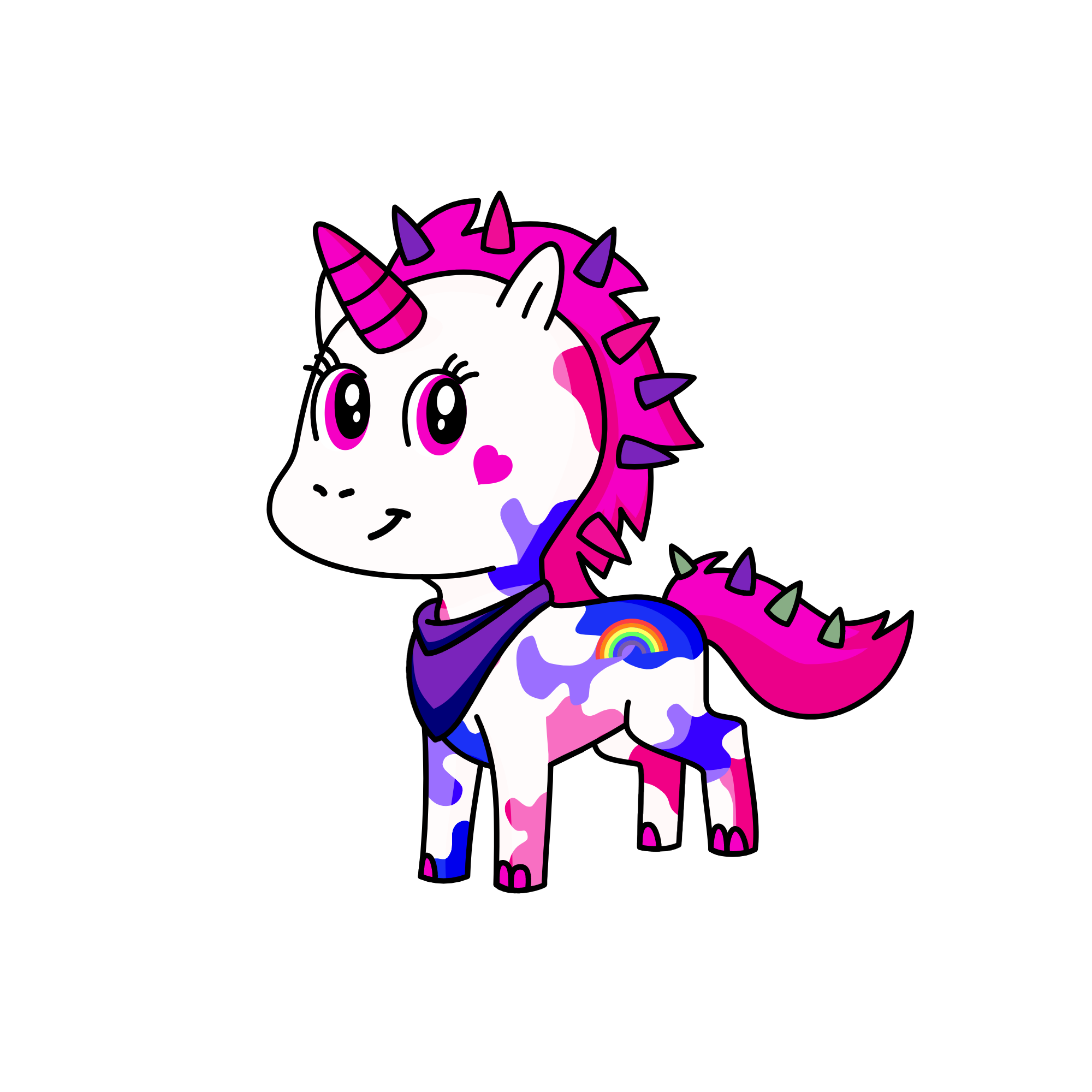 SpikyKira, the unicorn