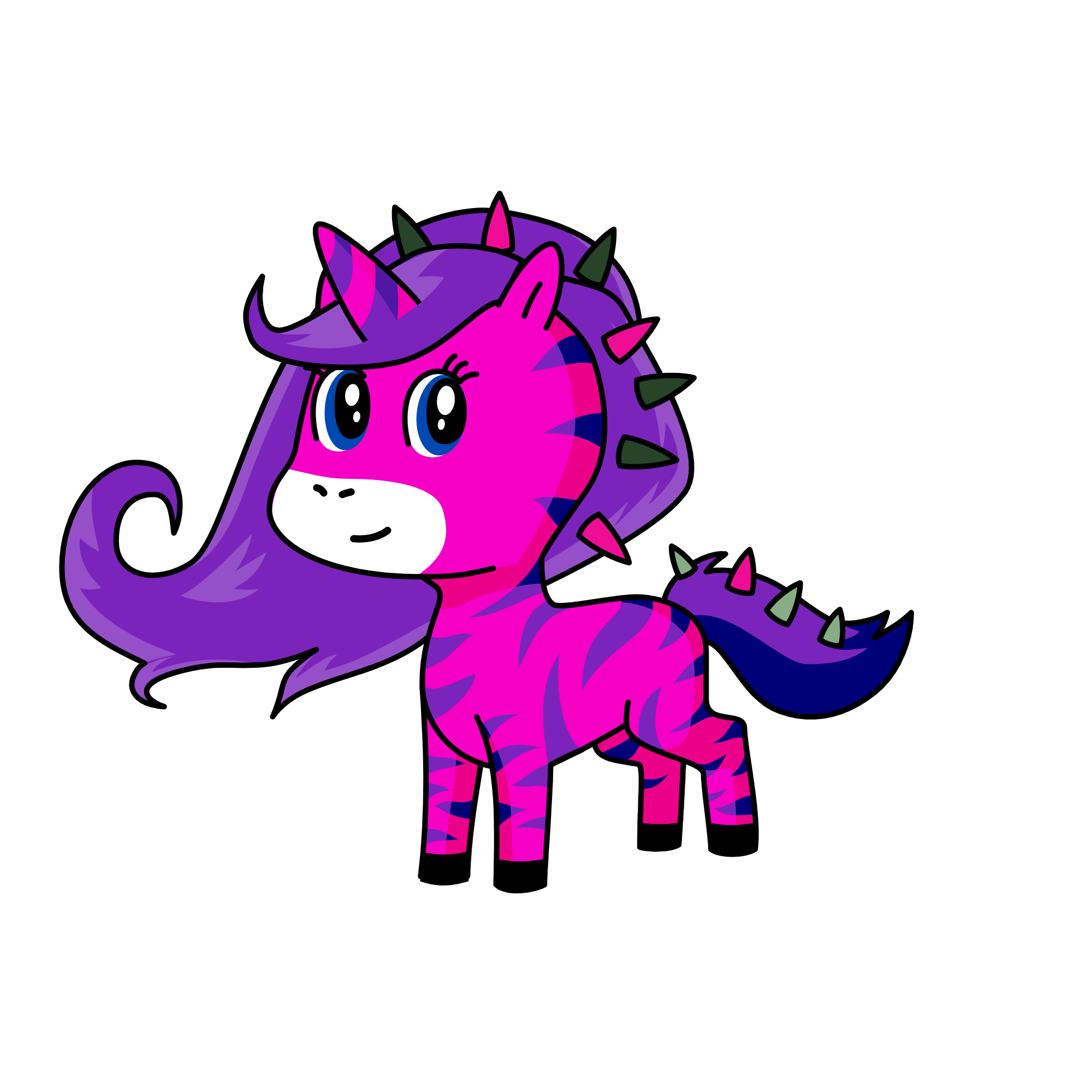 KiraSpiky, the unicorn