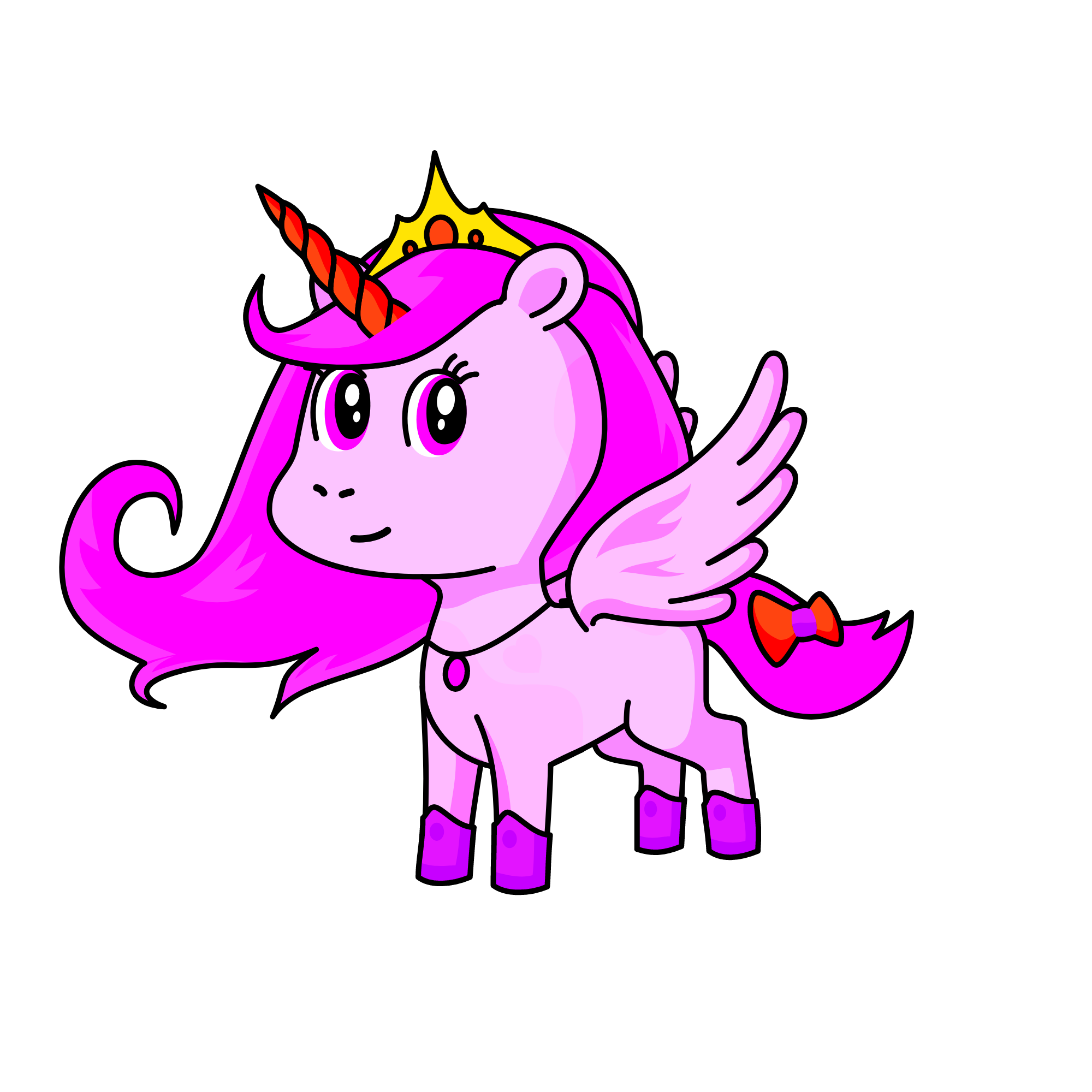 Pinky Pinky ♡, the unicorn