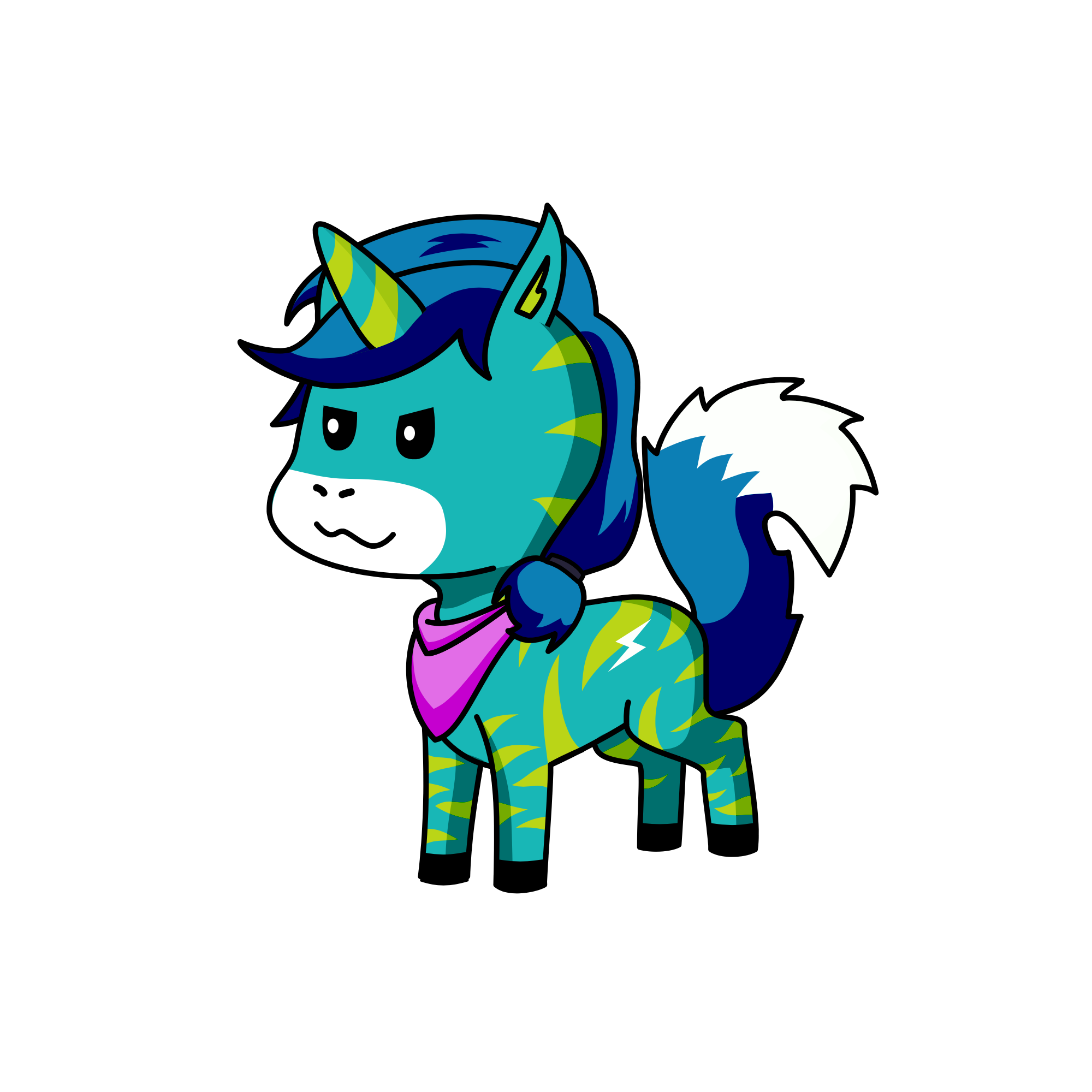 KINSANE JUNIOR, the unicorn